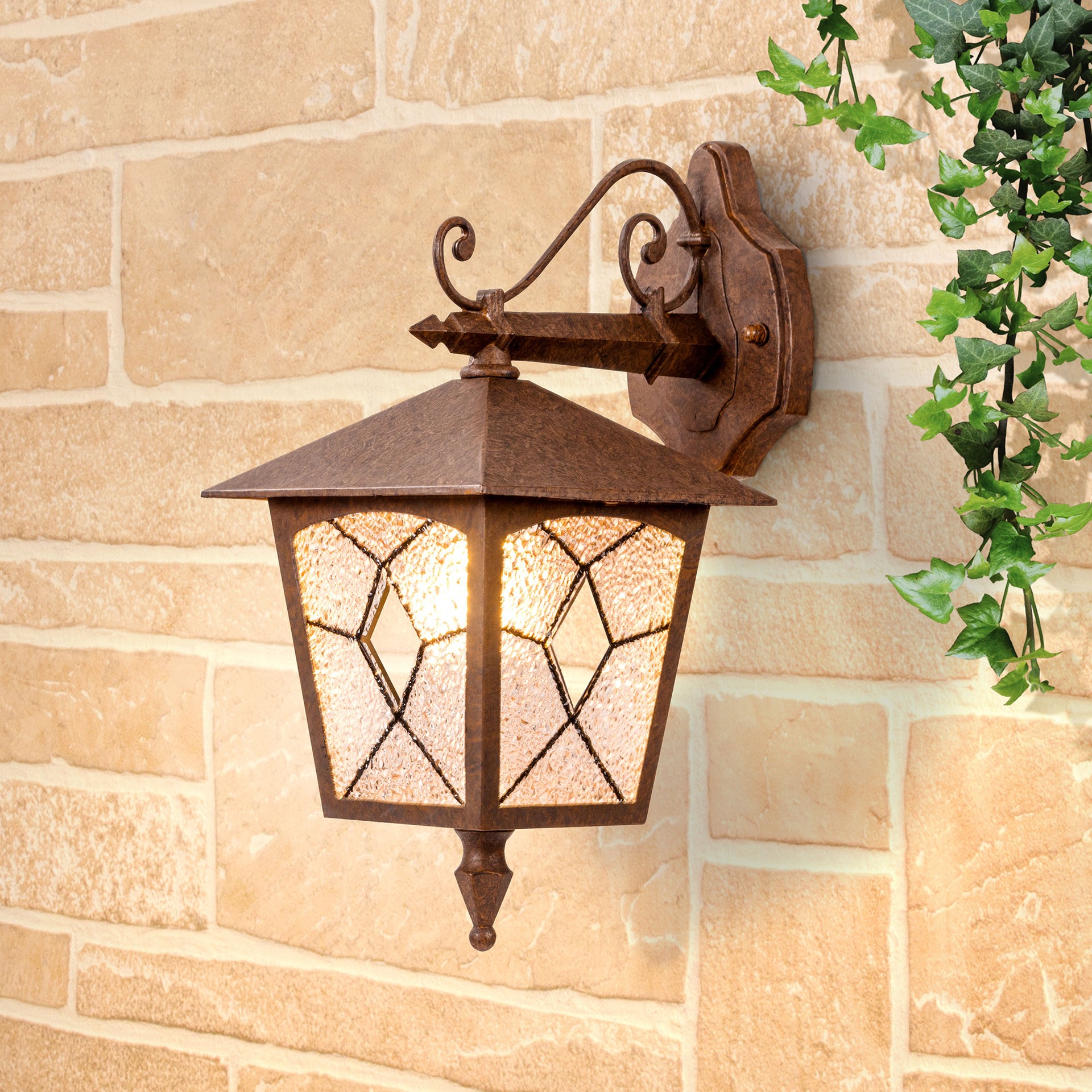 Уличный настенный светильник Elektrostandard Lyra Lyra D брауни (GL 1012D)