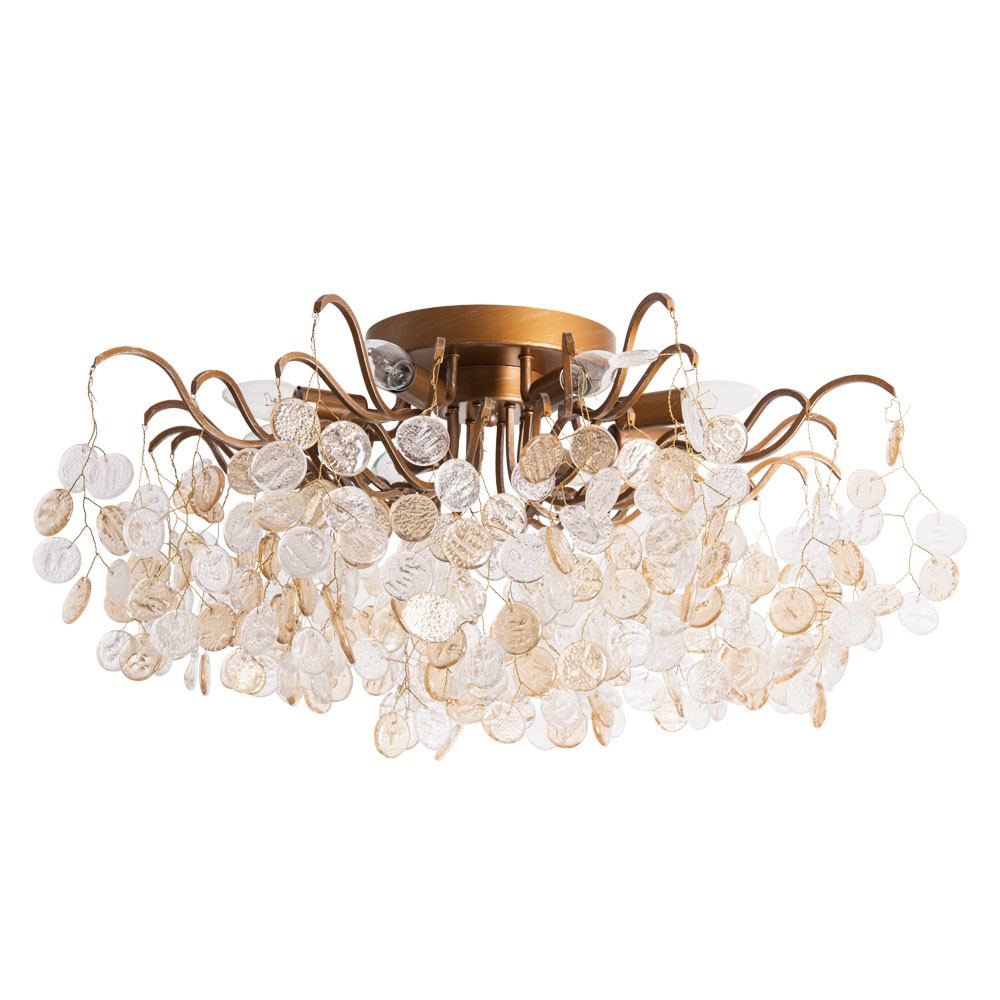 Потолочная хрустальная люстра Divinare Spumante 7288/18 PL-8