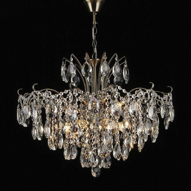 Подвесная хрустальная люстра Гретта Wedo Light 70597.01.05.06