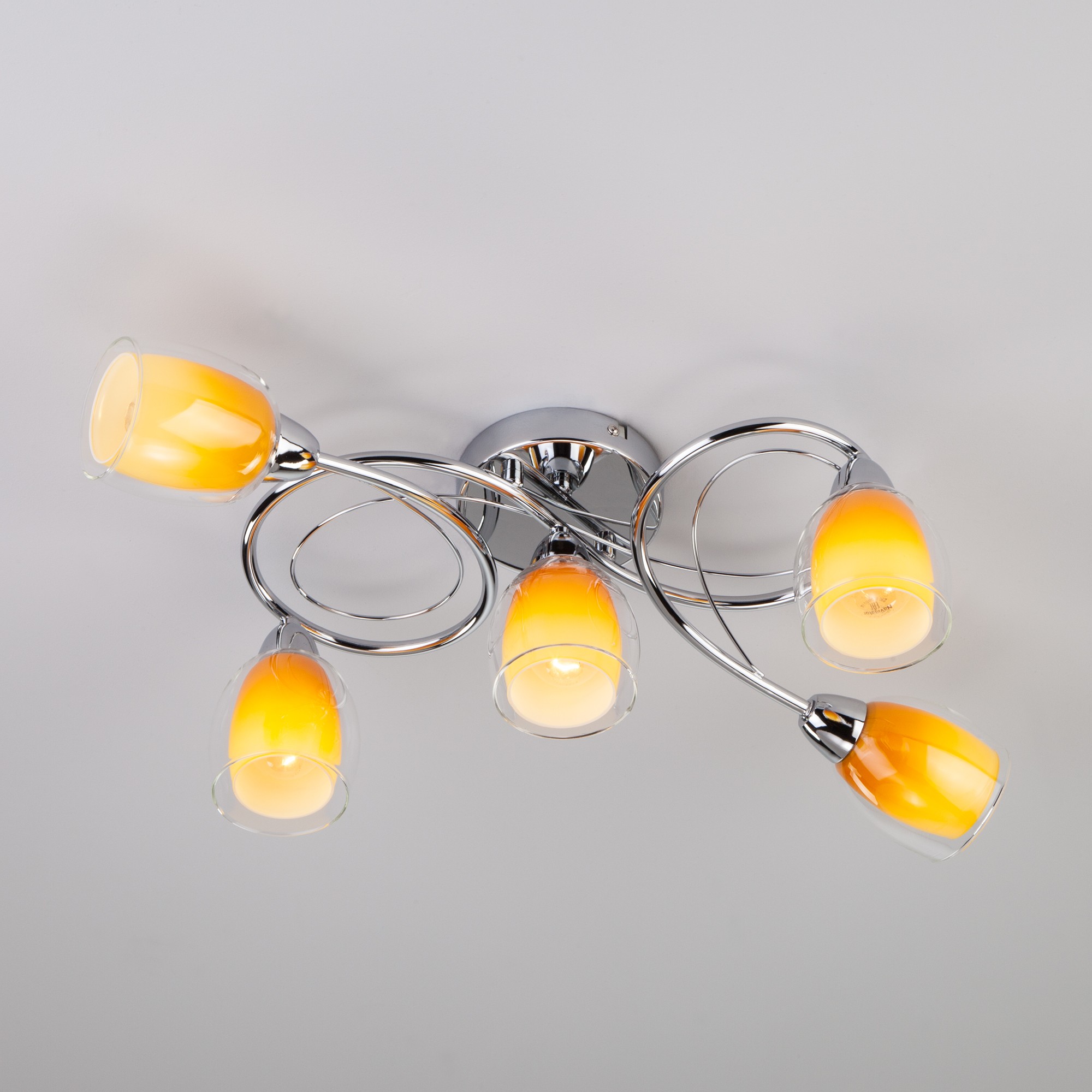 Потолочная люстра Eurosvet Potpourri 30153/5 желтый