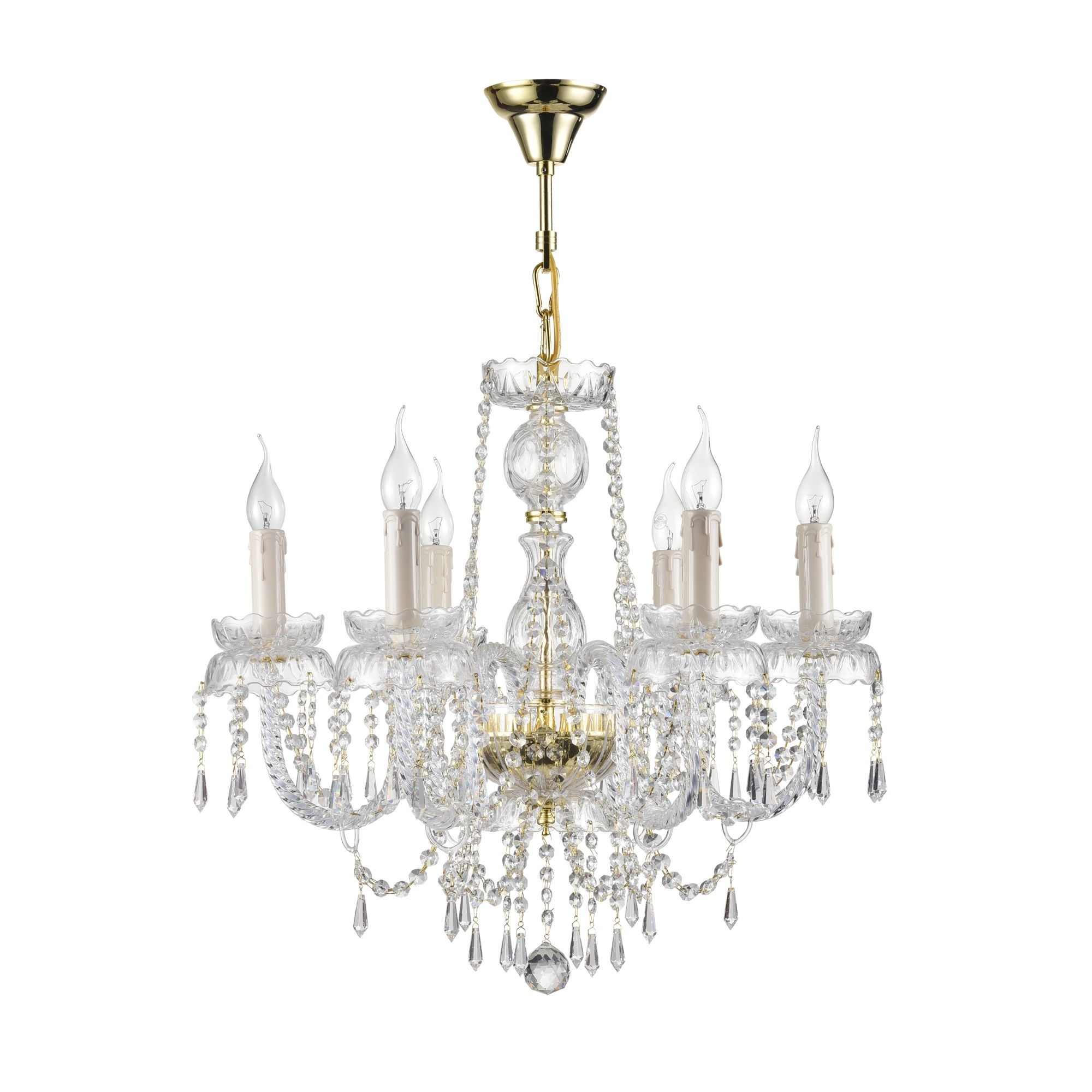 Подвесная люстра Maytoni Adel DIA910-PL-06-G