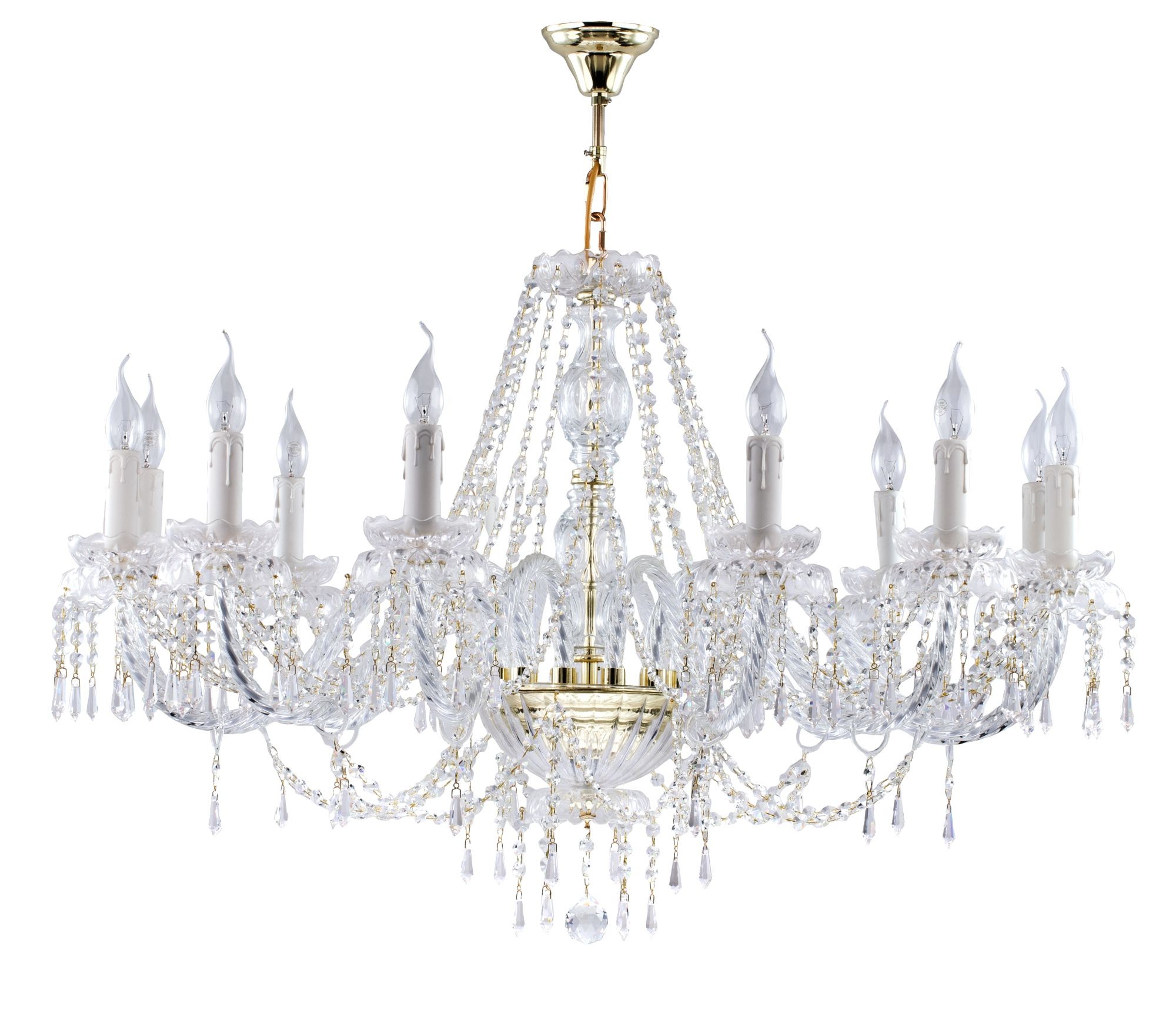 Подвесная люстра Maytoni Adel DIA910-PL-12-G