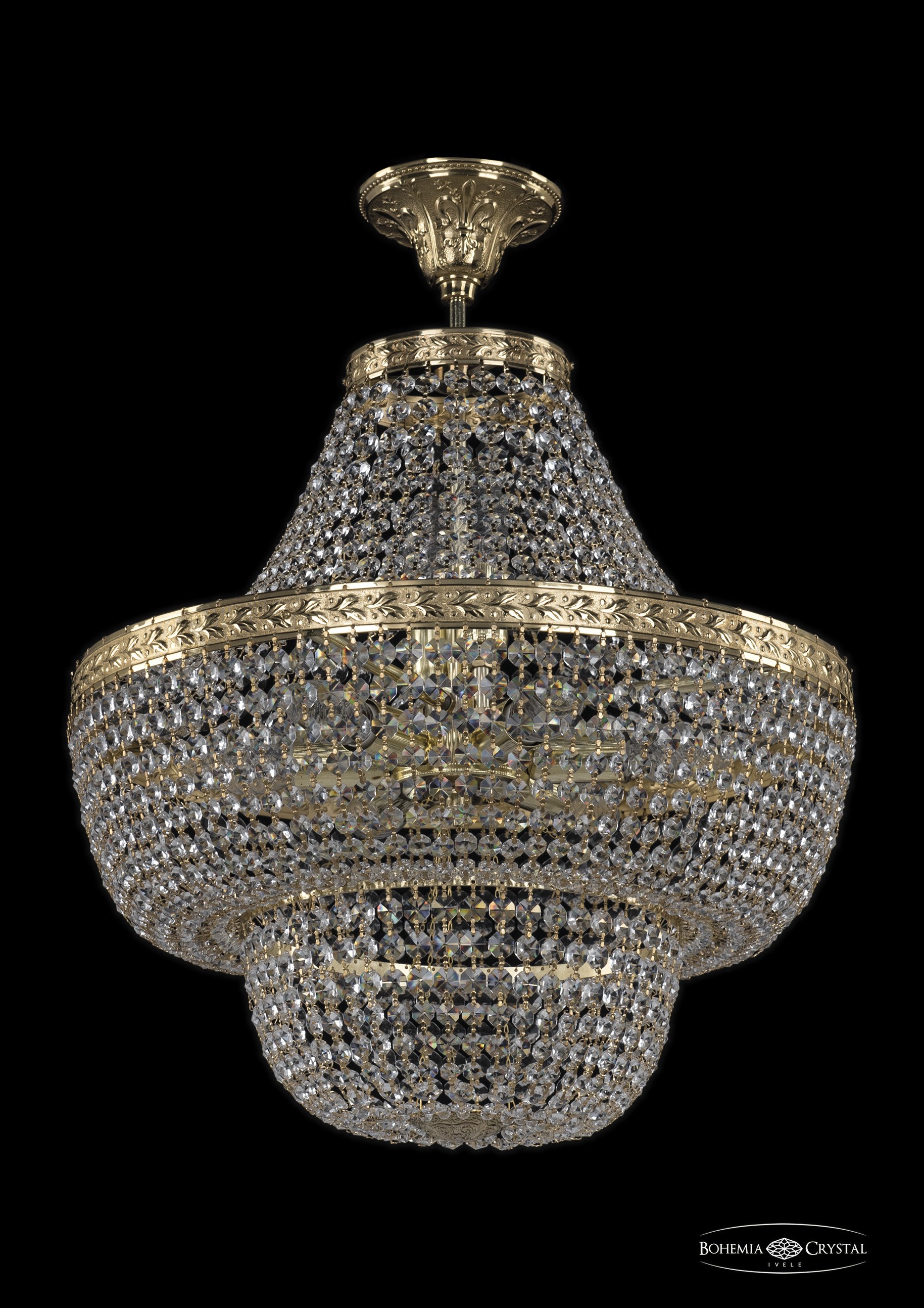 Потолочная хрустальная люстра Bohemia 1909 19091/H1/45IV G