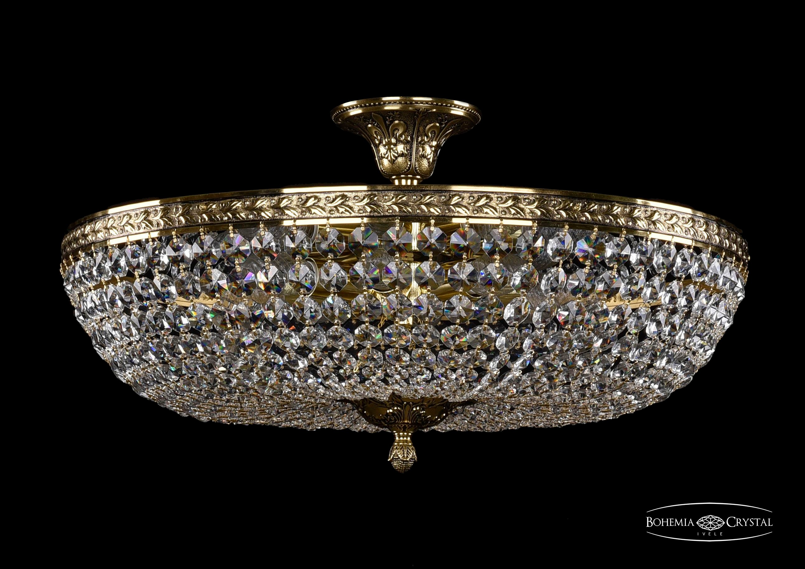 Потолочная хрустальная люстра Bohemia 1911 19111/55IV GB C1