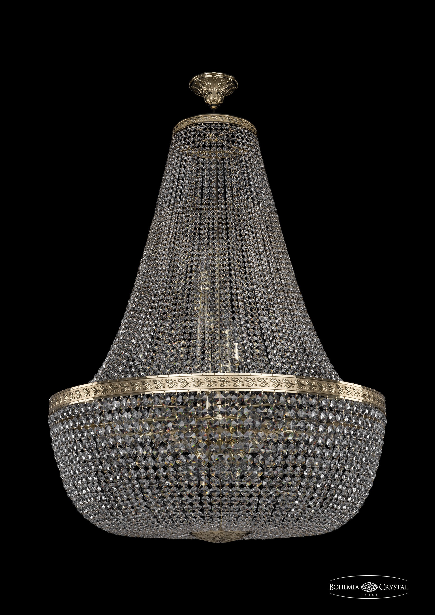 Потолочная хрустальная люстра Bohemia 1911 19111/H2/90IV G