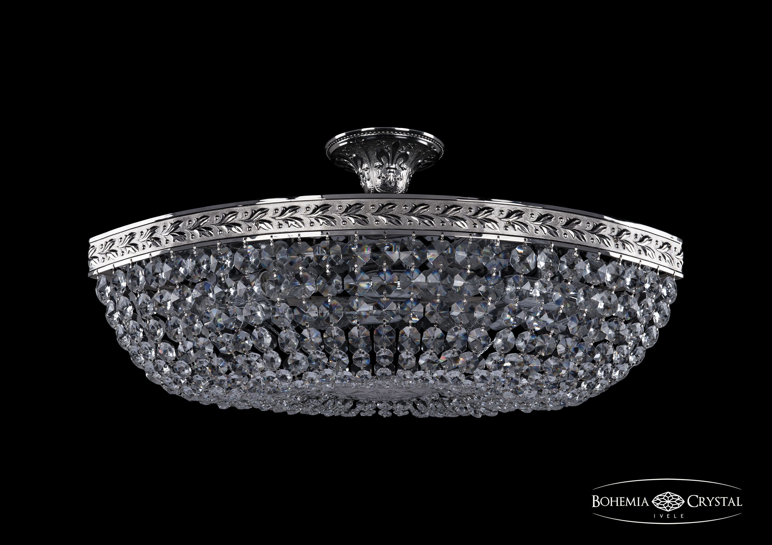 Потолочная хрустальная люстра Bohemia 1911 19113/60IV Ni