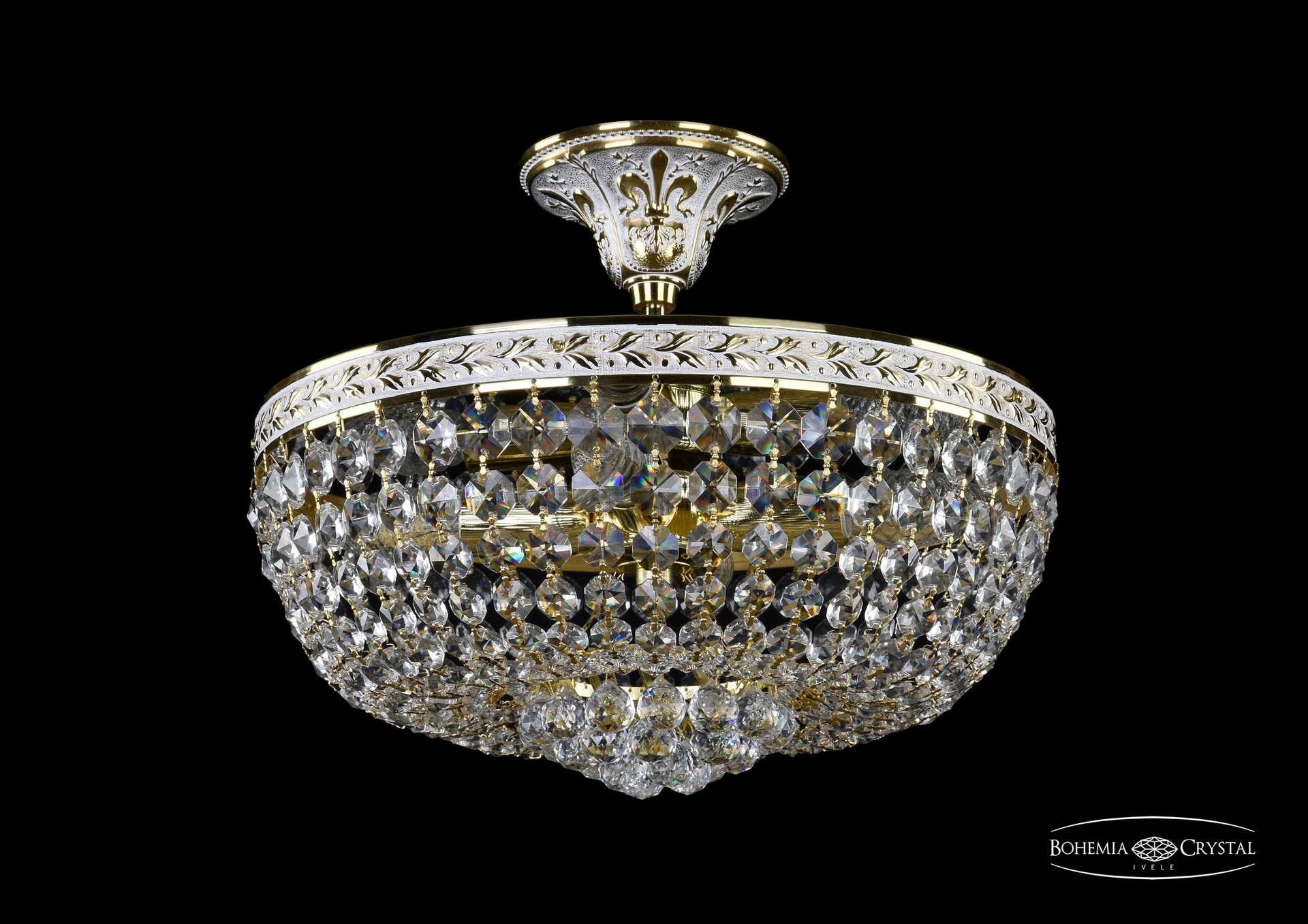 Потолочная хрустальная люстра Bohemia 1928 19281/35IV GW