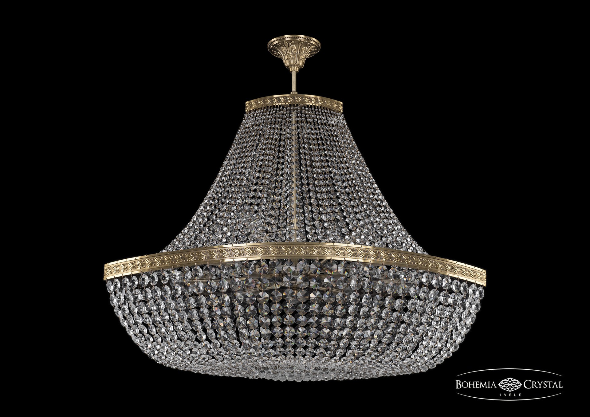 Потолочная хрустальная люстра Bohemia 1928 19283/H1/100IV Pa