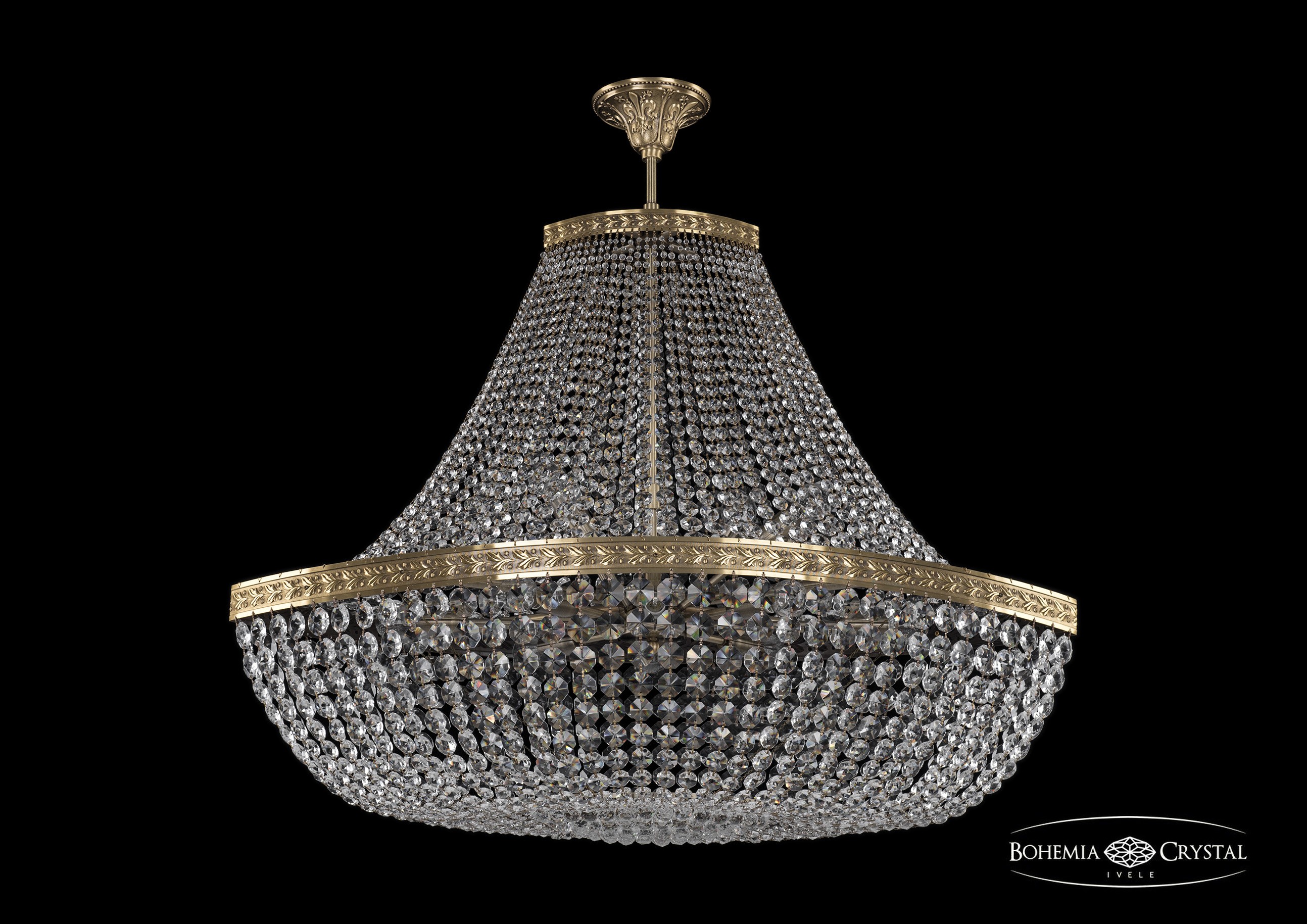 Потолочная хрустальная люстра Bohemia 1928 19283/H1/100IV Pa