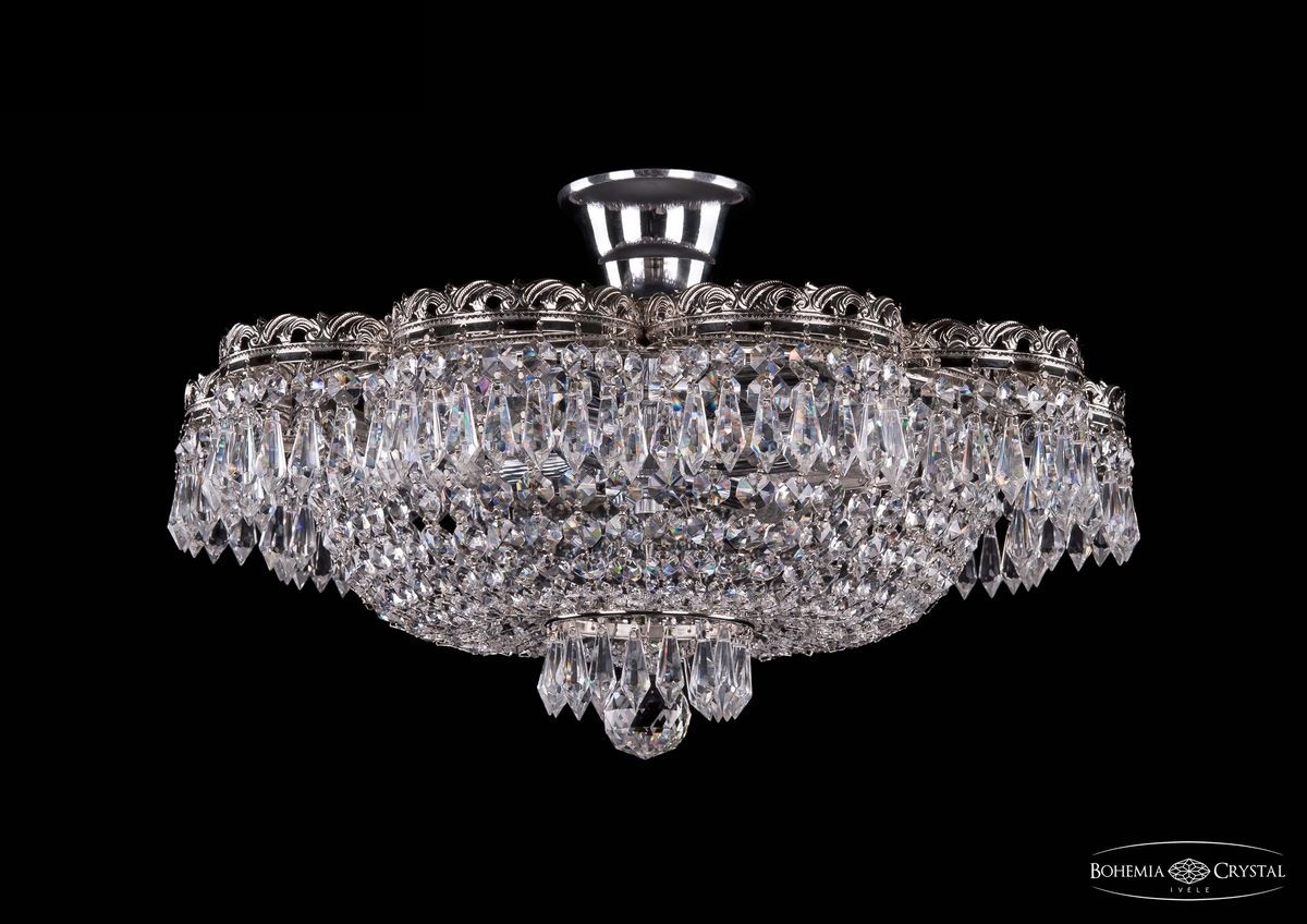 Потолочная хрустальная люстра Bohemia 1930 19301/45JB Ni