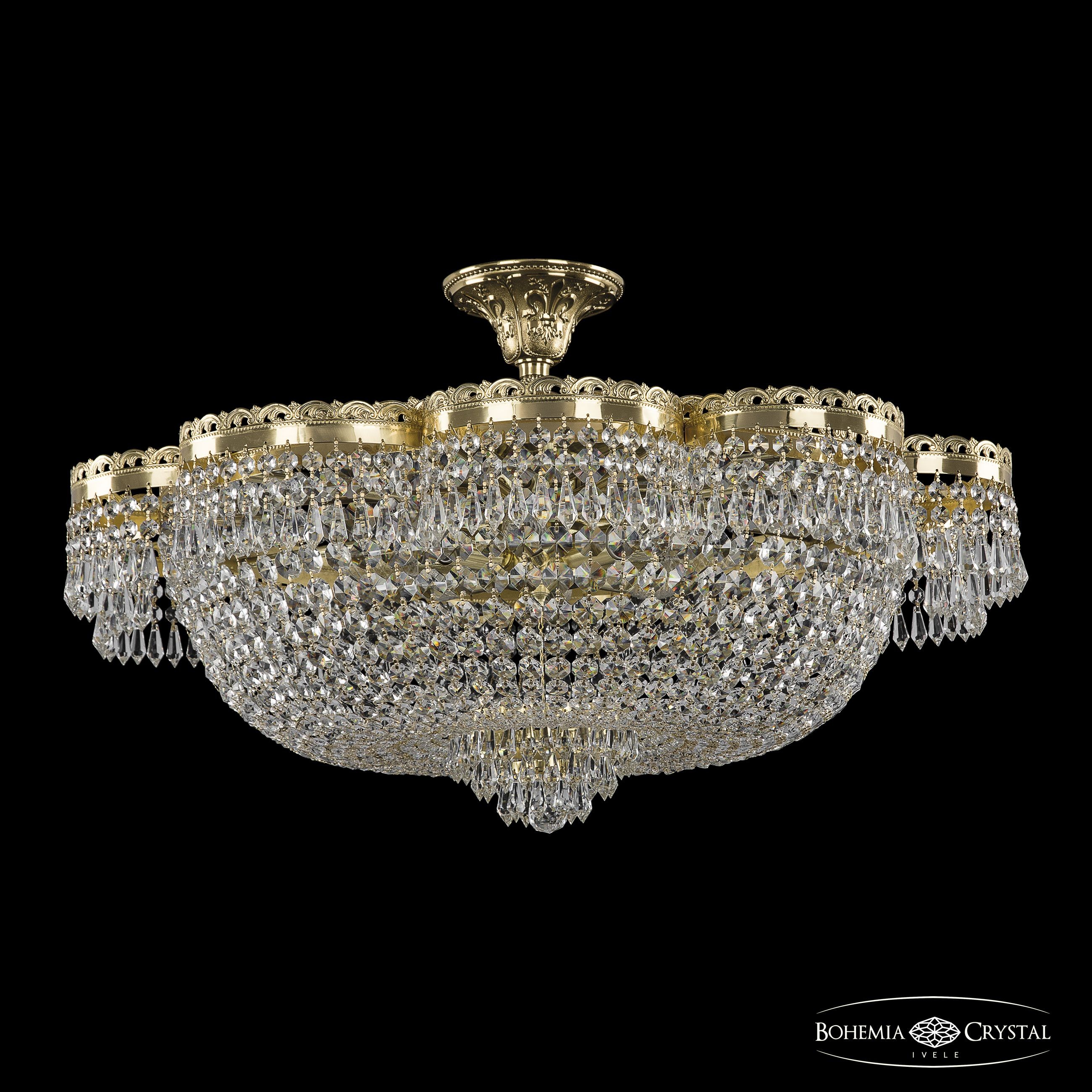 Потолочная хрустальная люстра Bohemia 1930 19301/75JB G