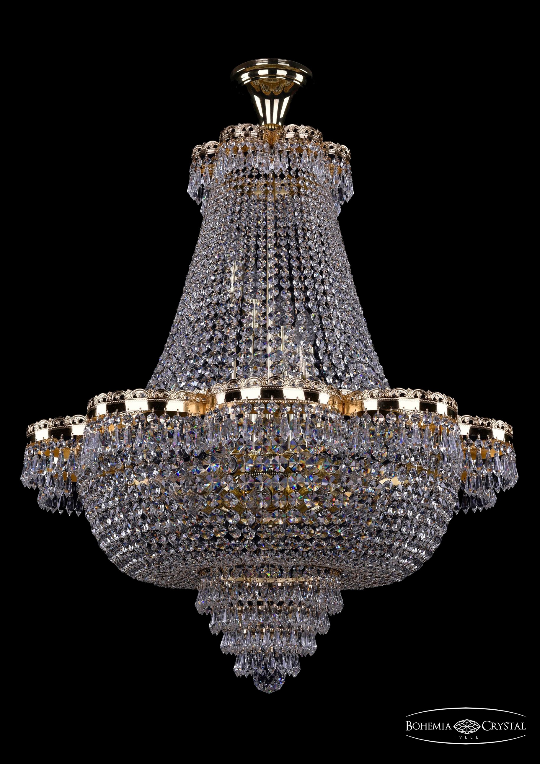 Потолочная хрустальная люстра Bohemia 1930 19301/H2/75JB G