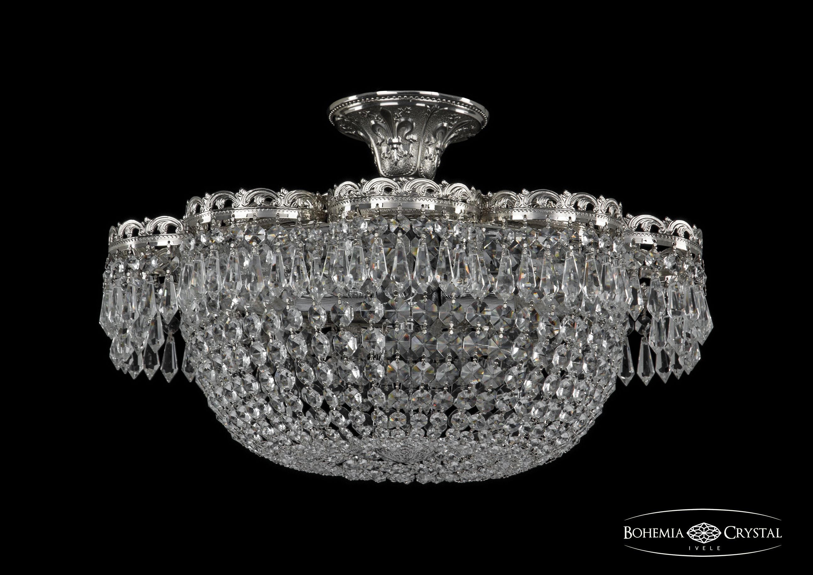 Потолочная хрустальная люстра Bohemia 1931 19311/45JB Ni