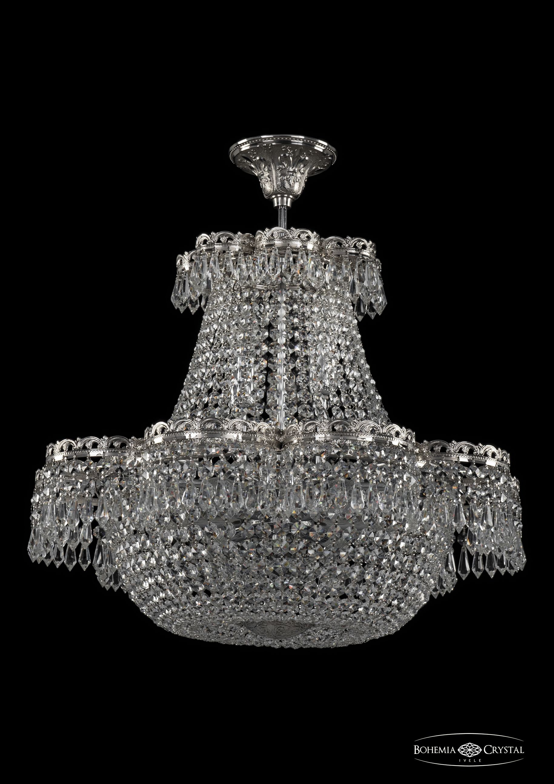 Потолочная хрустальная люстра Bohemia 1931 19311/H1/55JB Ni