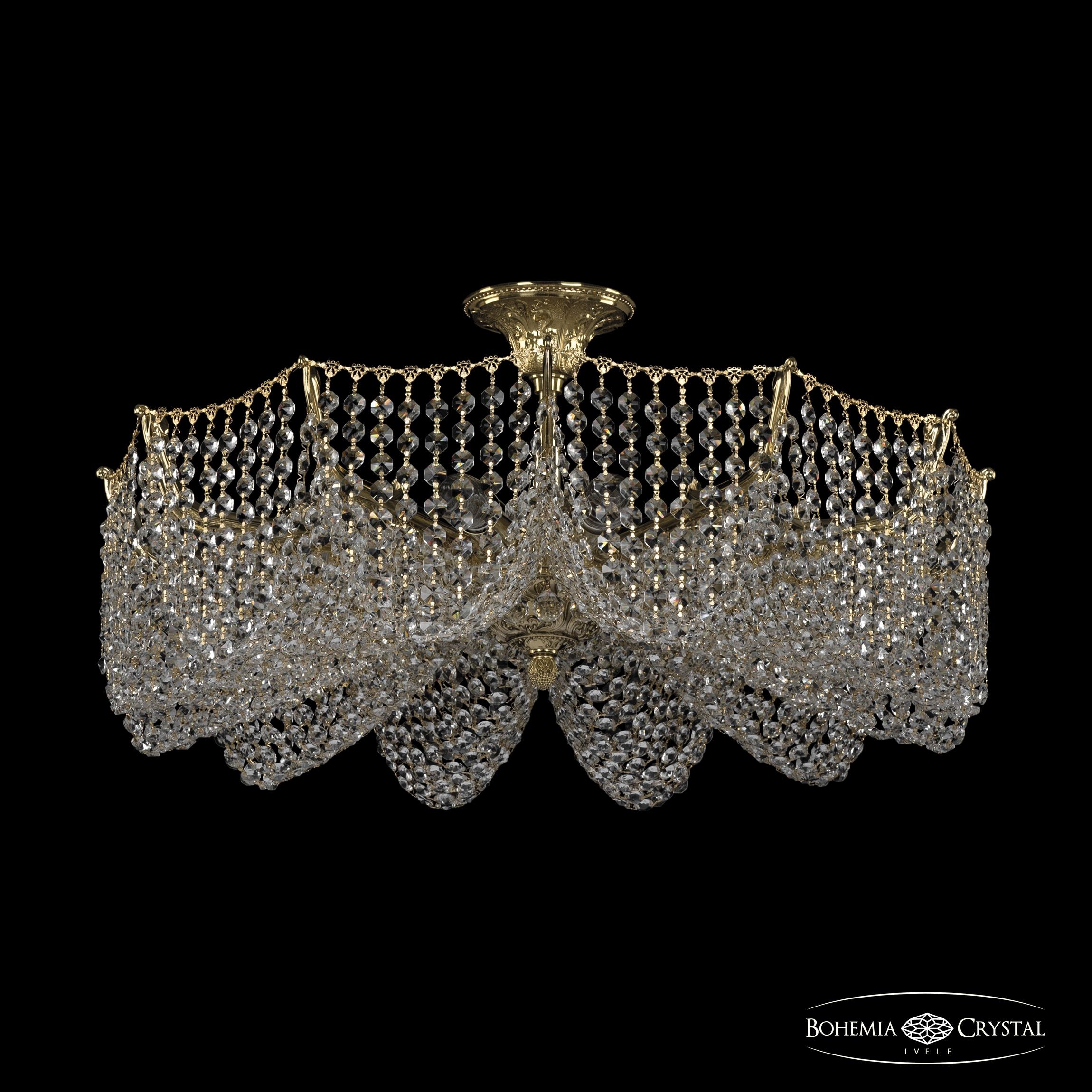 Потолочная хрустальная люстра Bohemia 7717 77171/63/12 G