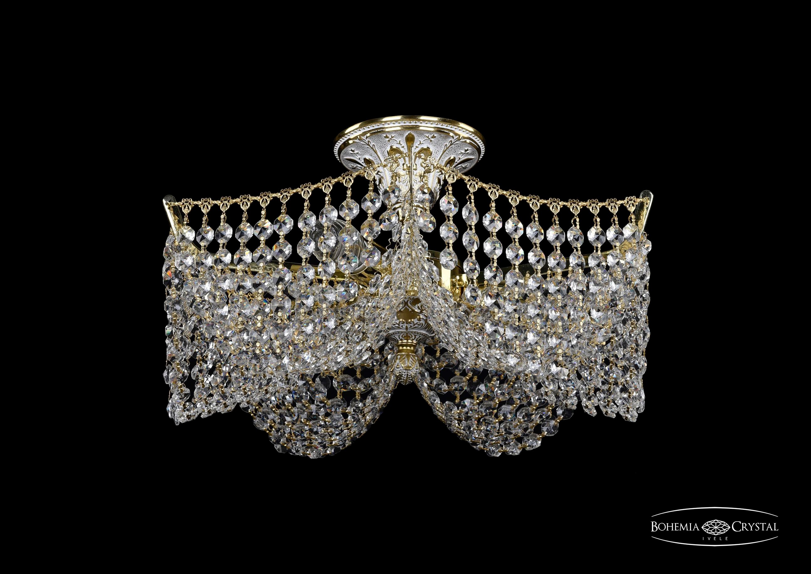 Потолочная хрустальная люстра Bohemia 7718 77181/42 GW