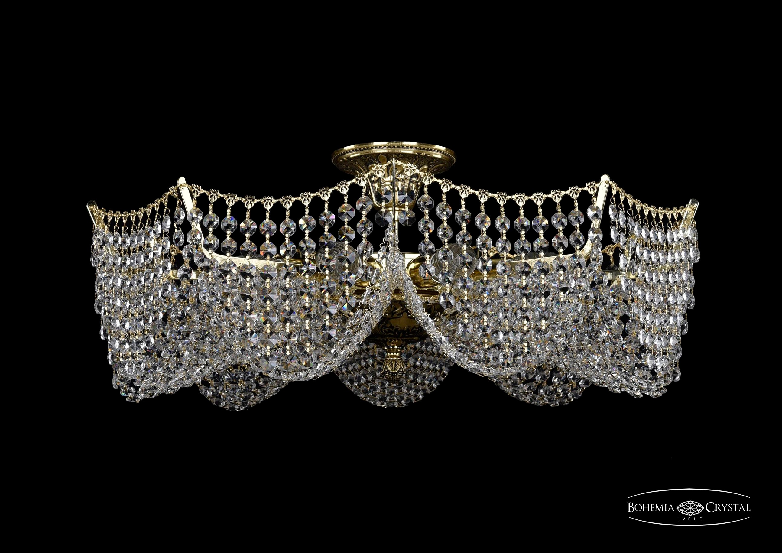 Потолочная хрустальная люстра Bohemia 7718 77181/58 GB