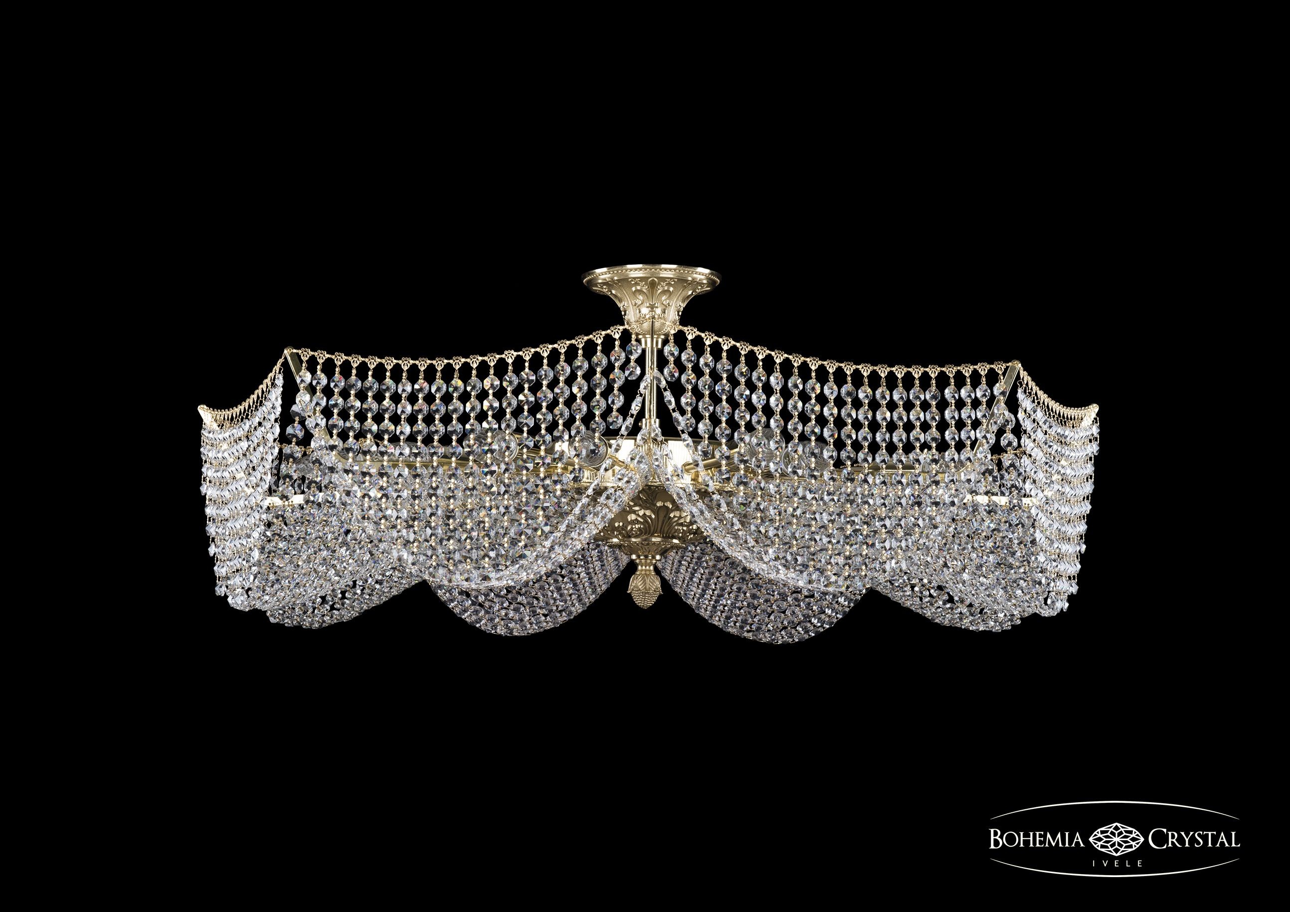 Потолочная хрустальная люстра Bohemia 7718 77181/95 G
