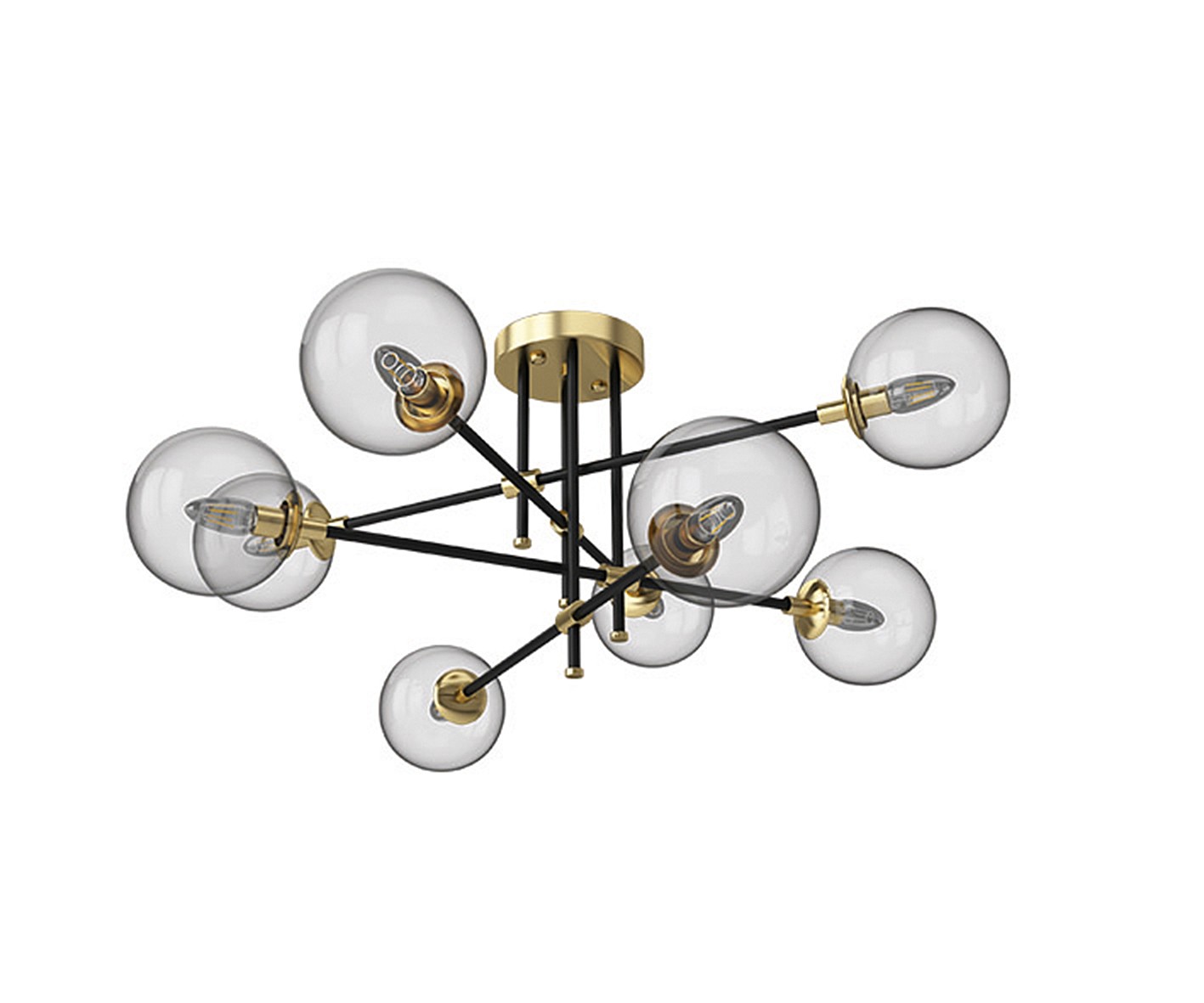 Потолочная люстра KINK Light Киара 07604-8 E14