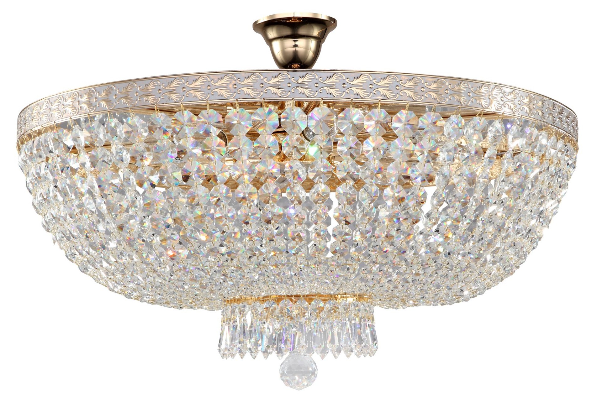 Потолочная хрустальная люстра Maytoni Bella DIA750-PT60-WG