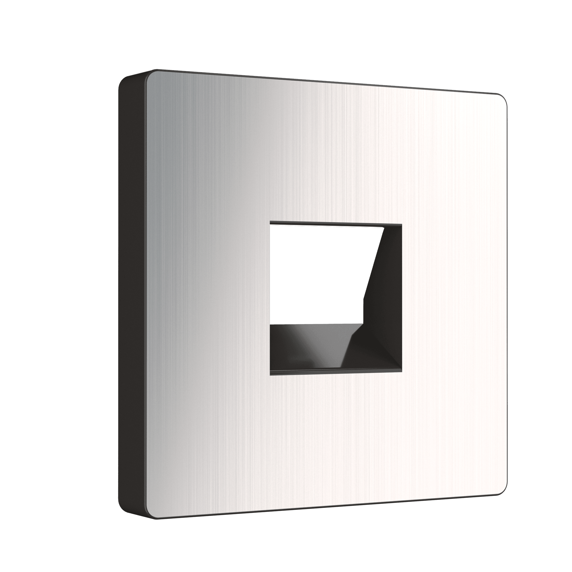 Werkel WL02-RJ-CP/ Накладка для розетки Ethernet RJ-45 и телефонной розетки RJ11 (глянцевый никель)