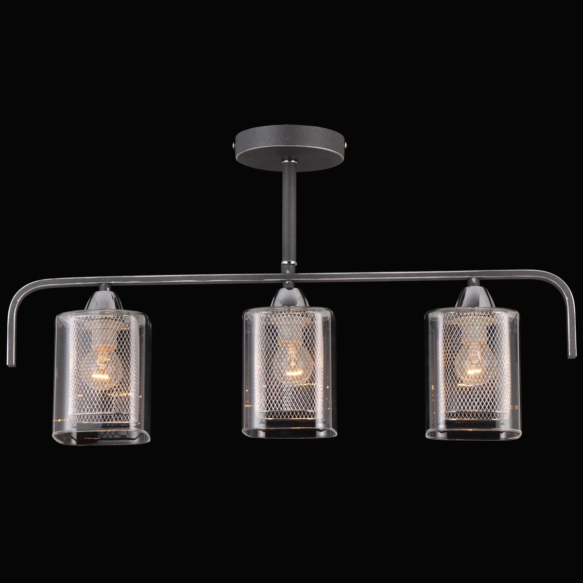 Потолочная люстра Natali Kovaltseva 75066 75066/3C STAIN SILVER