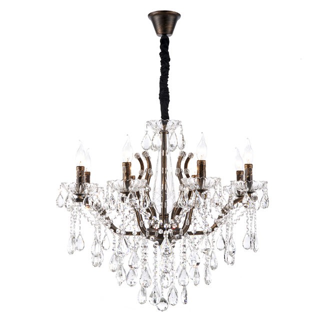 Подвесная люстра Lumien Hall Стефани 0036/8P-MBRG