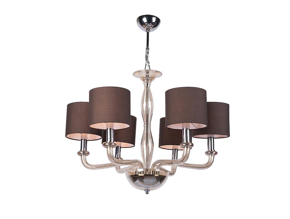 Подвесная люстра Newport 6110 6116/C cognac