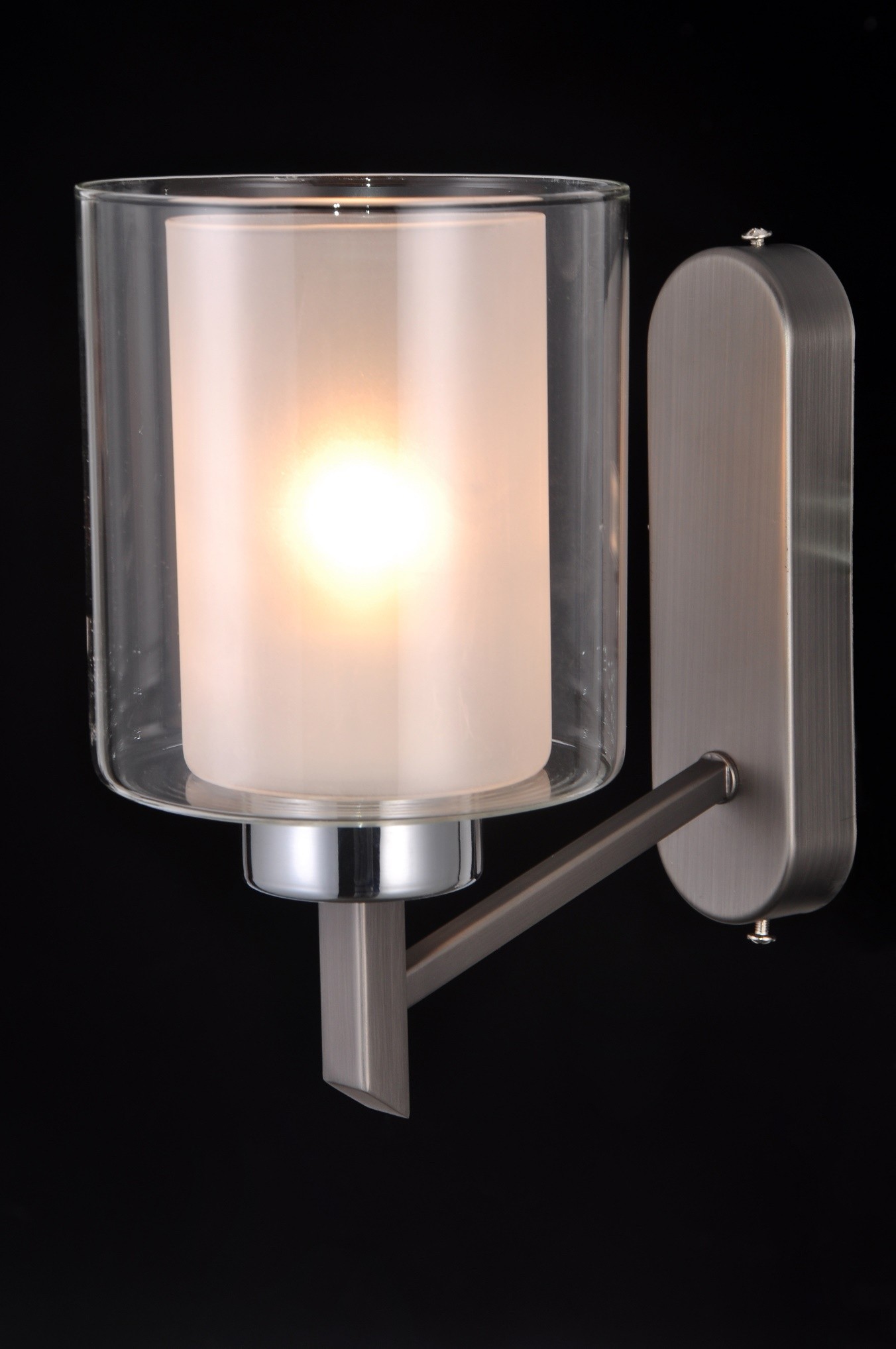 Настенное бра Natali Kovaltseva Double DOUBLE 81049-1W ANTIQUE SILVER