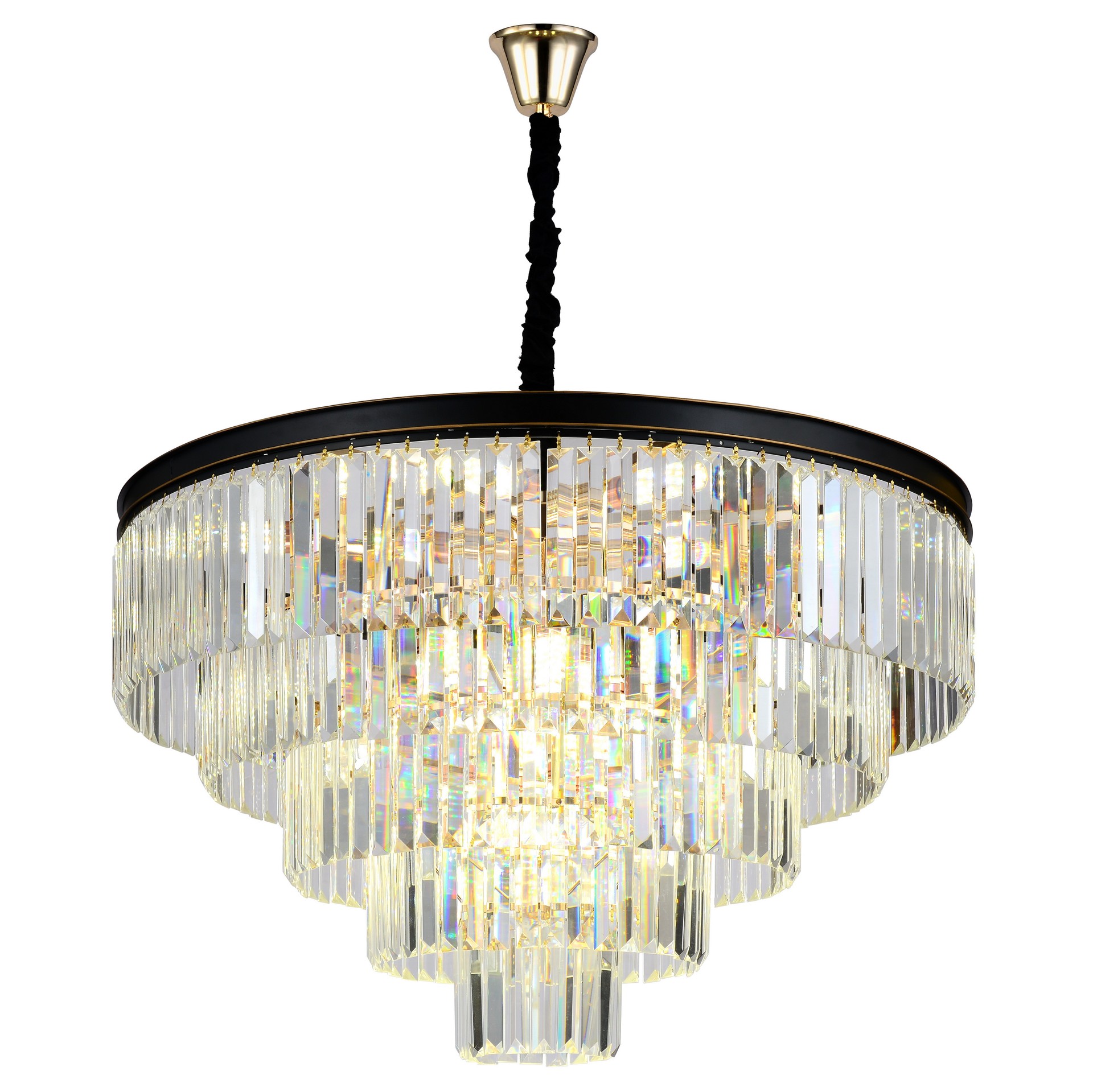 Подвесная хрустальная люстра Ladder Stilfort 1027/03/18P