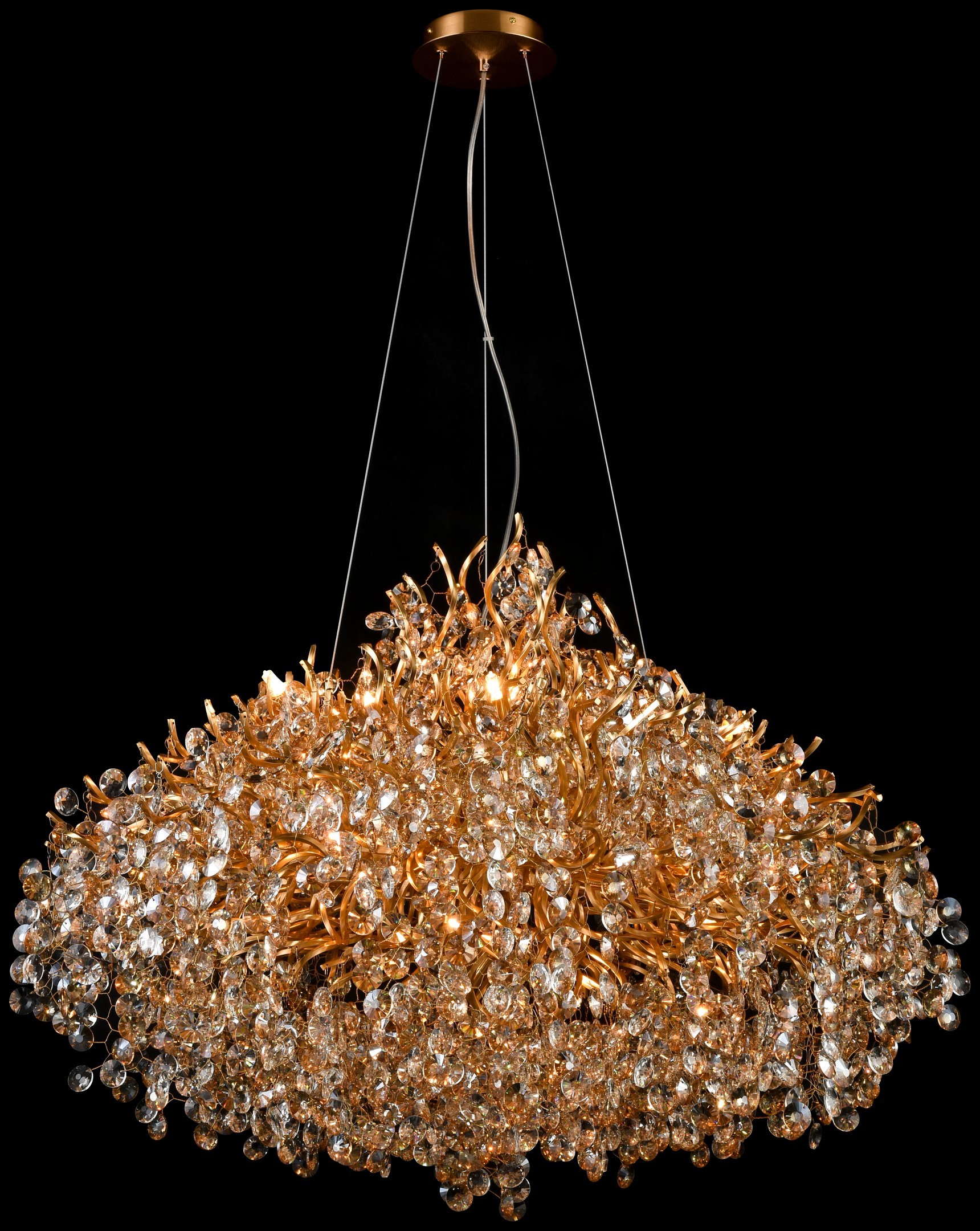 Подвесная хрустальная люстра Alessia Wertmark WE188.18.303