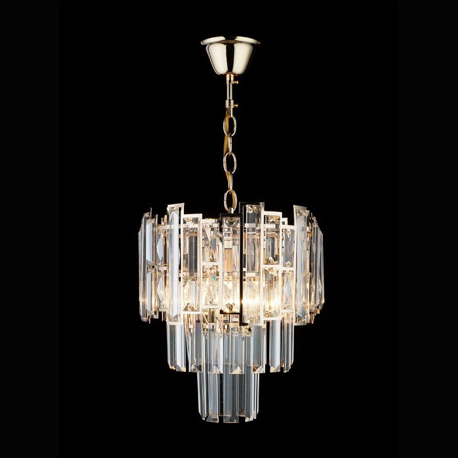 Подвесная хрустальная люстра Хенни Wedo Light 70656.01.01.03