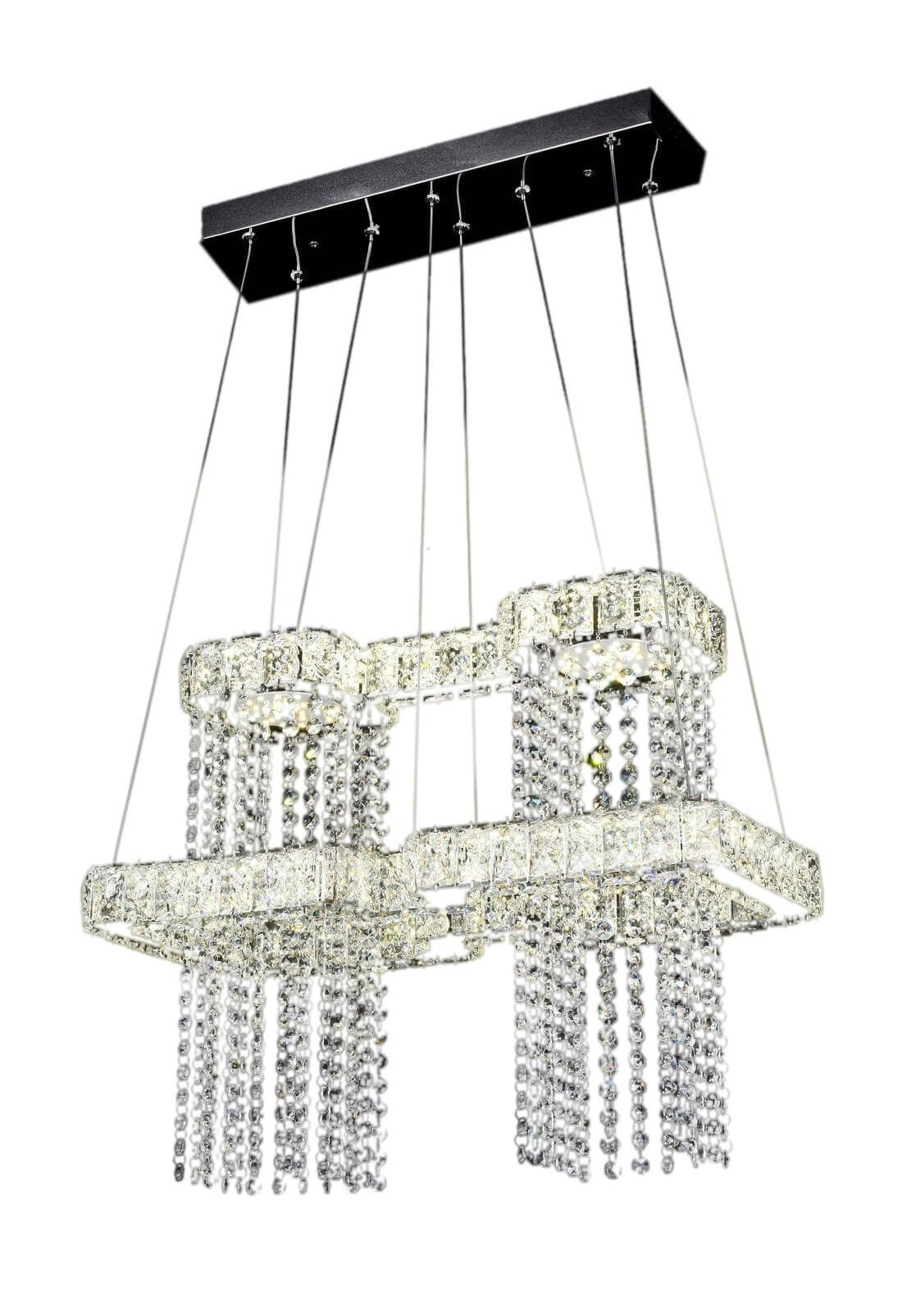 Подвесная хрустальная люстра Lumina Deco DDP 6971