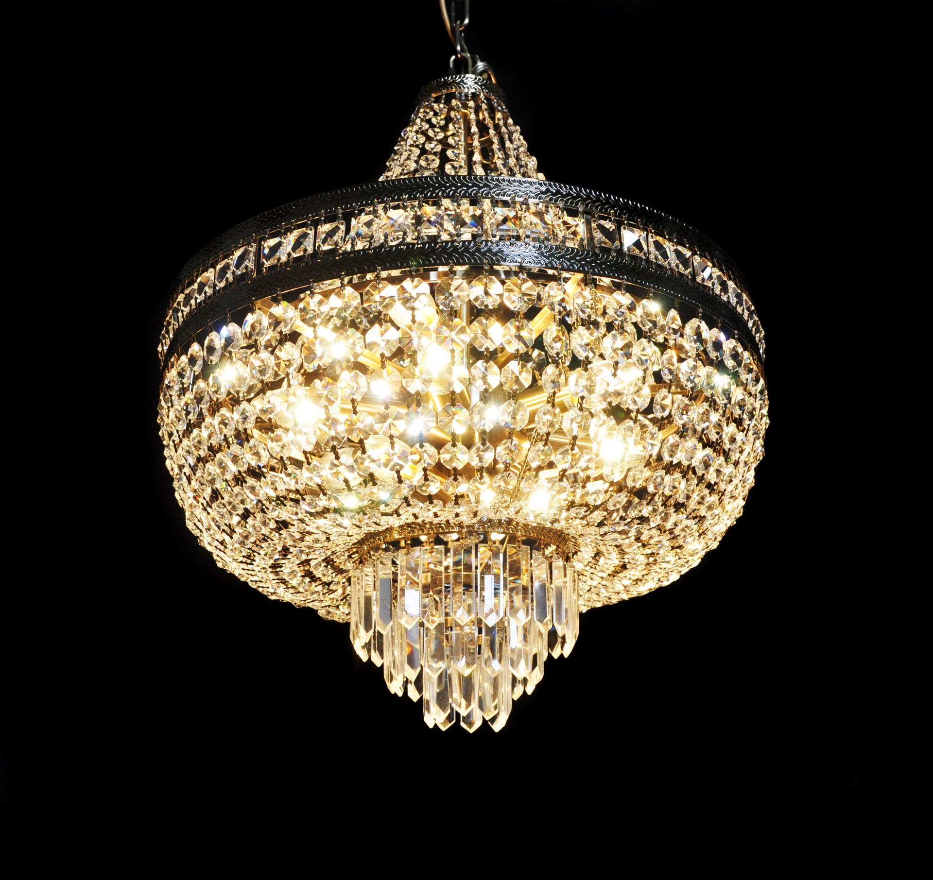 Подвесная хрустальная люстра Belladoria Lumina Deco LDP 10171