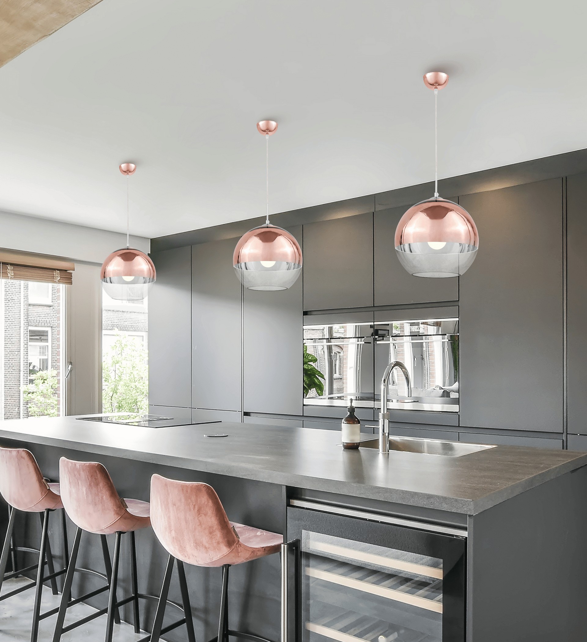 Светильник подвесной Lumina Deco Veroni LDP 1029-200 R.GD