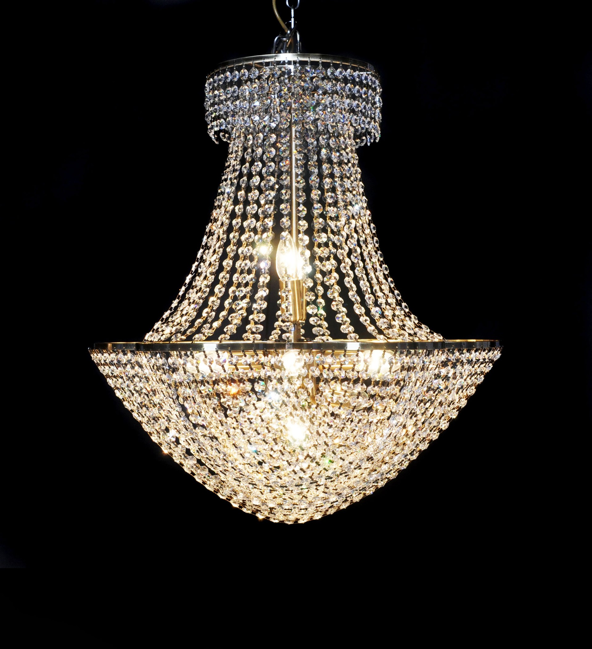 Подвесная хрустальная люстра Aviolla Lumina Deco LDP 10423