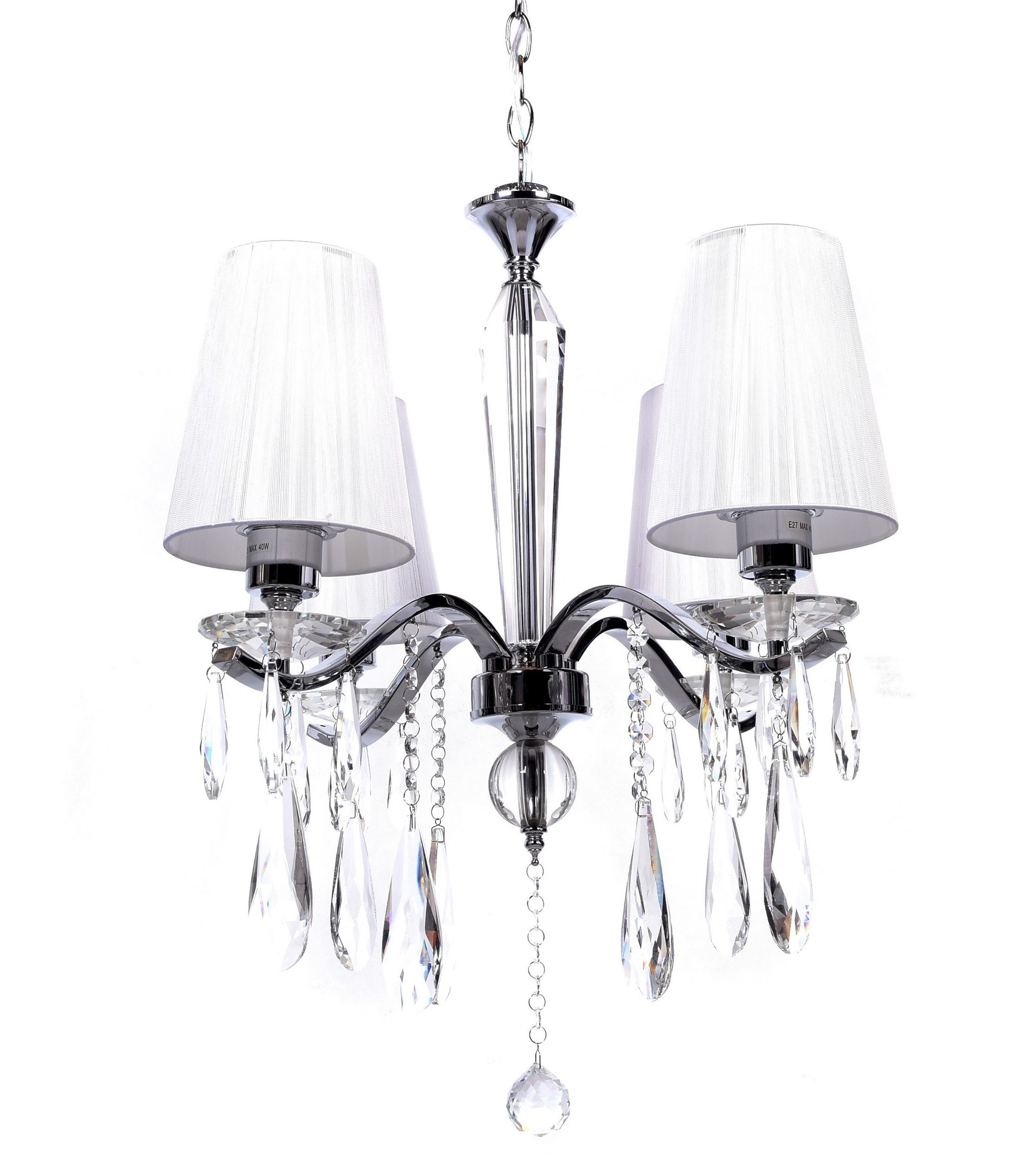 Подвесная люстра Lumina Deco Alessia LDP 1726-4 (WT)