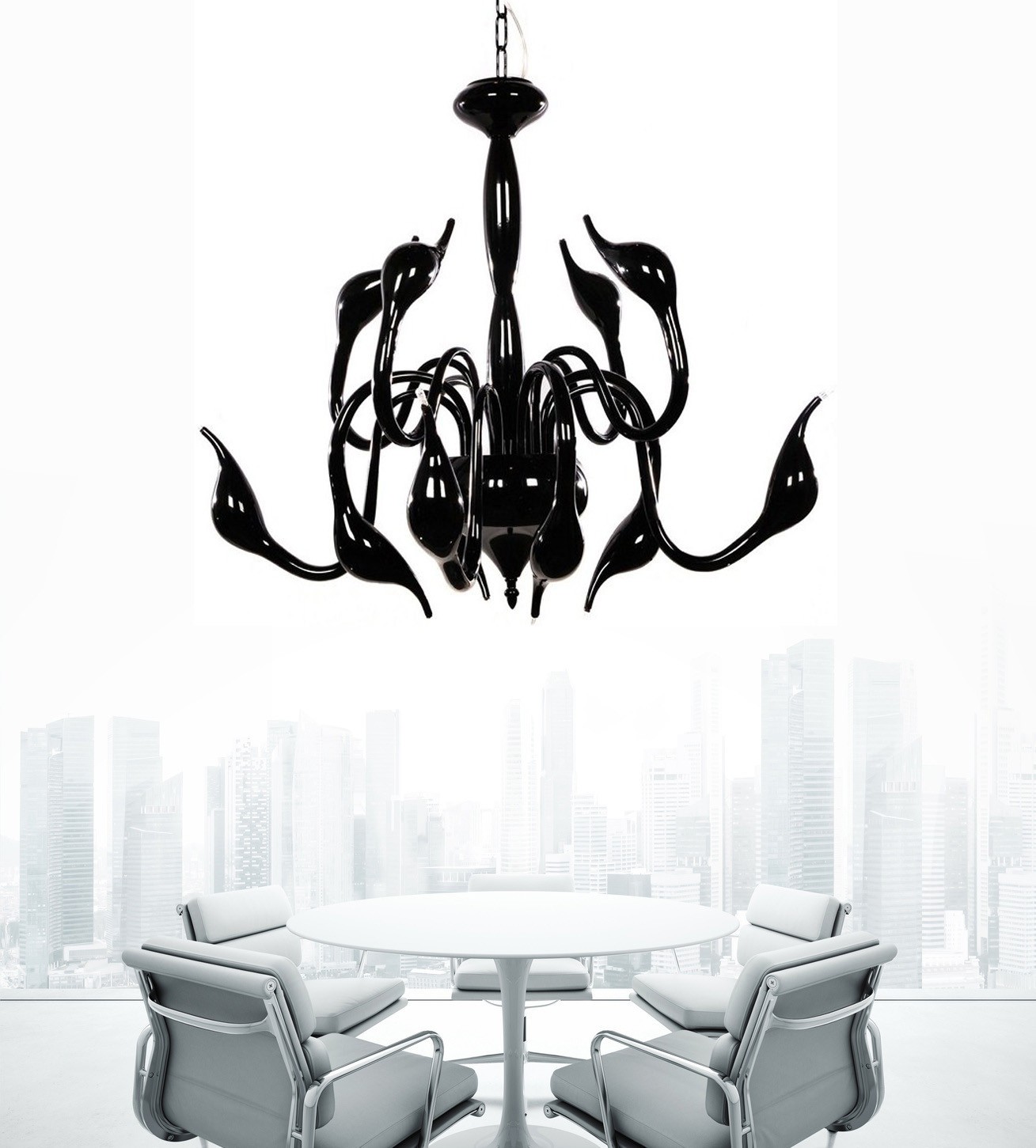 Подвесная люстра Lumina Deco Magica LDP 6028-12 BK