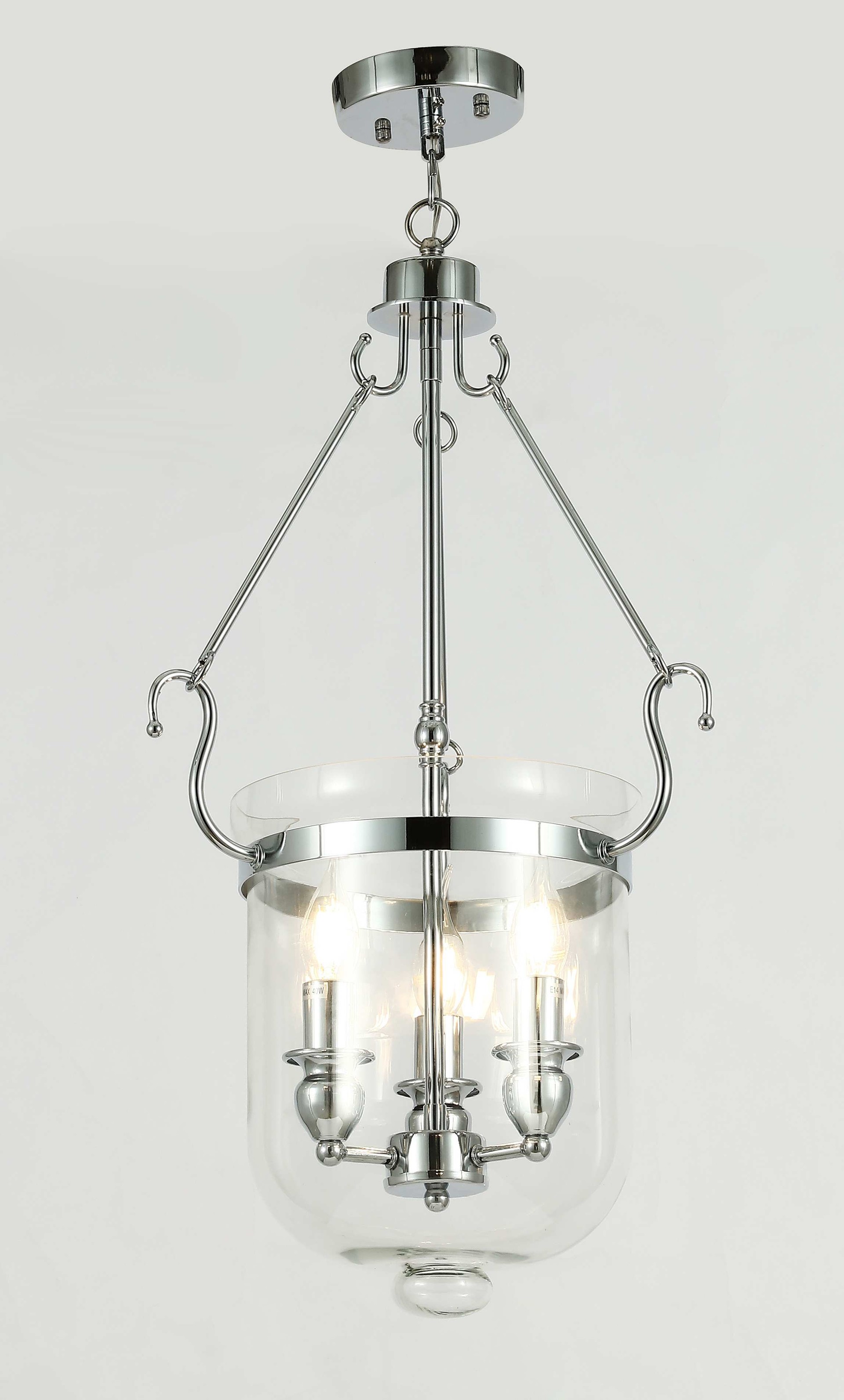 Подвесная люстра Lumina Deco Leo LDP 6116-3 CHR