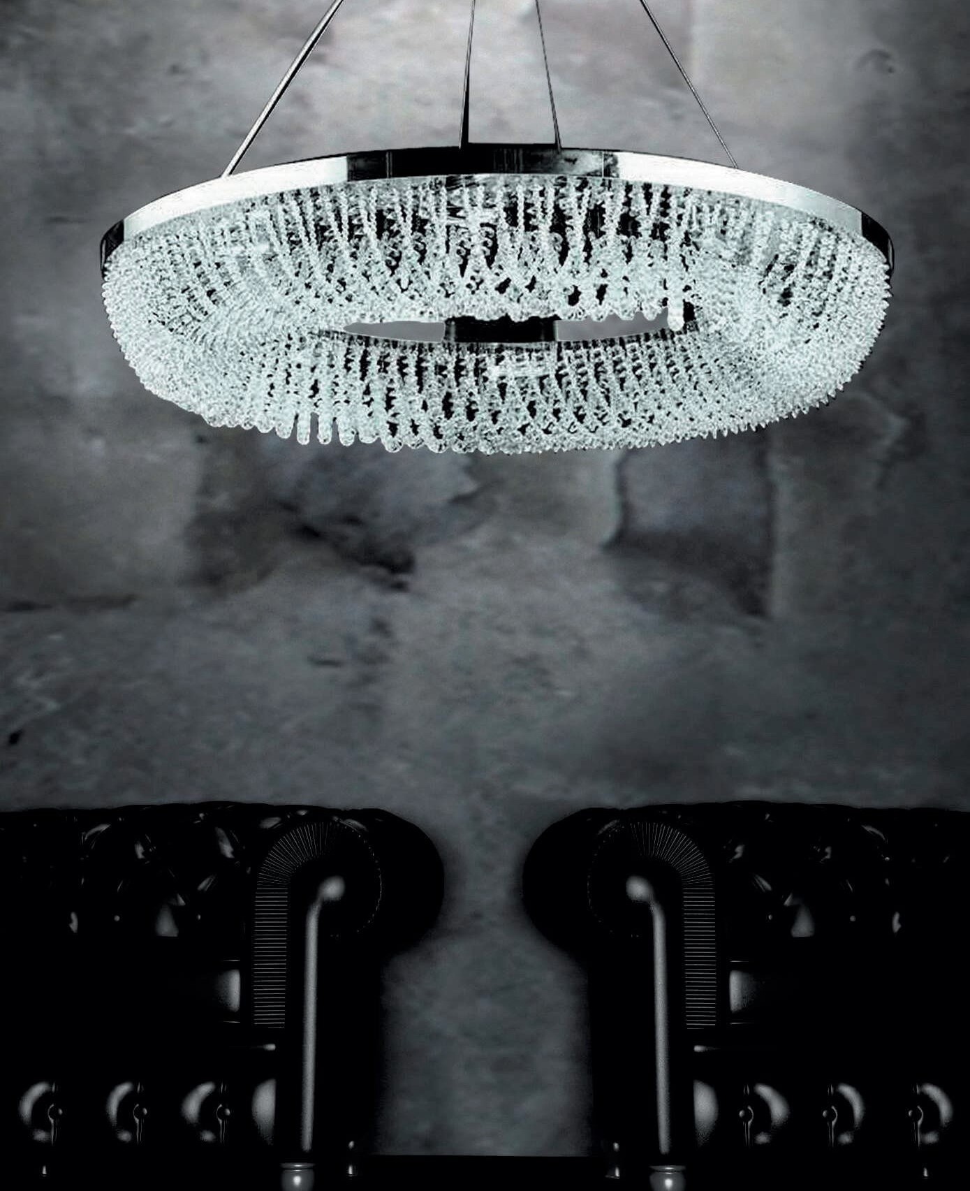 Подвесная хрустальная люстра Boguart Lumina Deco LDP 7027-8