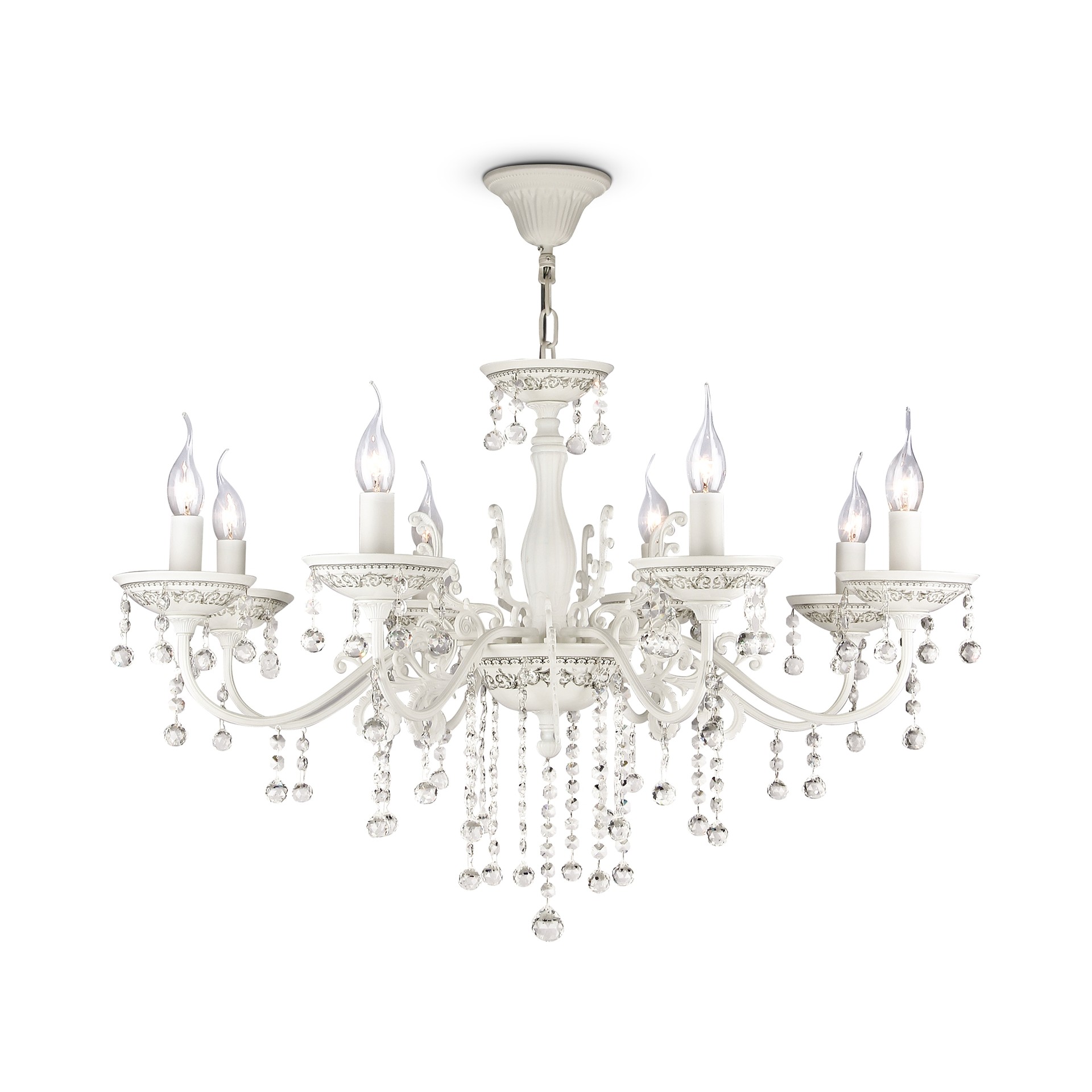 Подвесная хрустальная люстра Bellona Maytoni ARM386-08-W