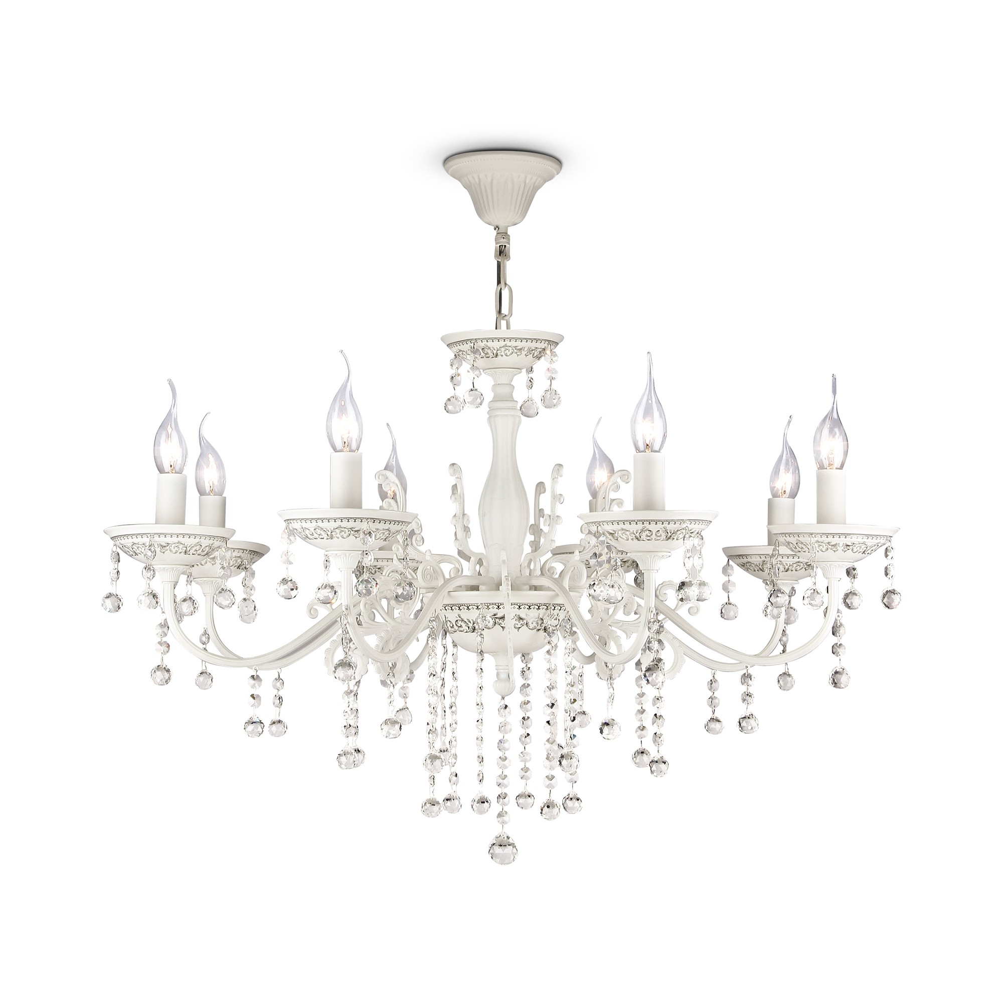 Подвесная хрустальная люстра Bellona Maytoni ARM386-08-W