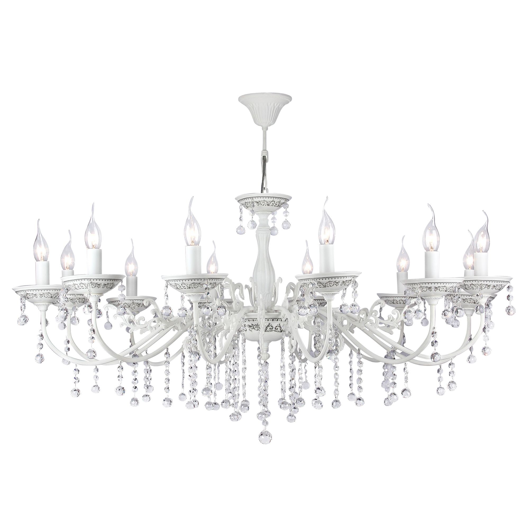 Подвесная хрустальная люстра Bellona Maytoni ARM386-12-W