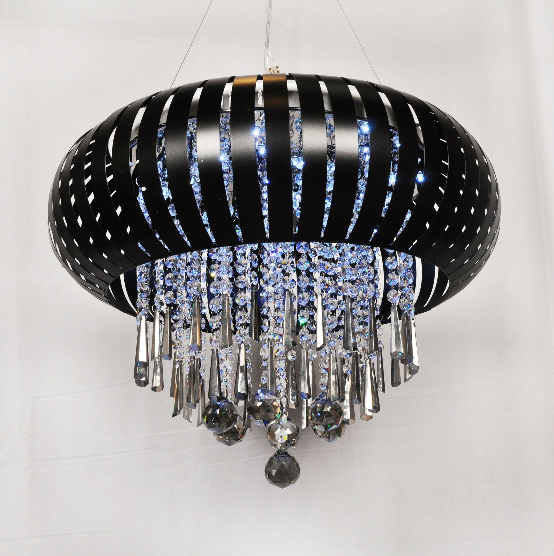 Подвесная хрустальная люстра Armada Lumina Deco LDP 878 BK