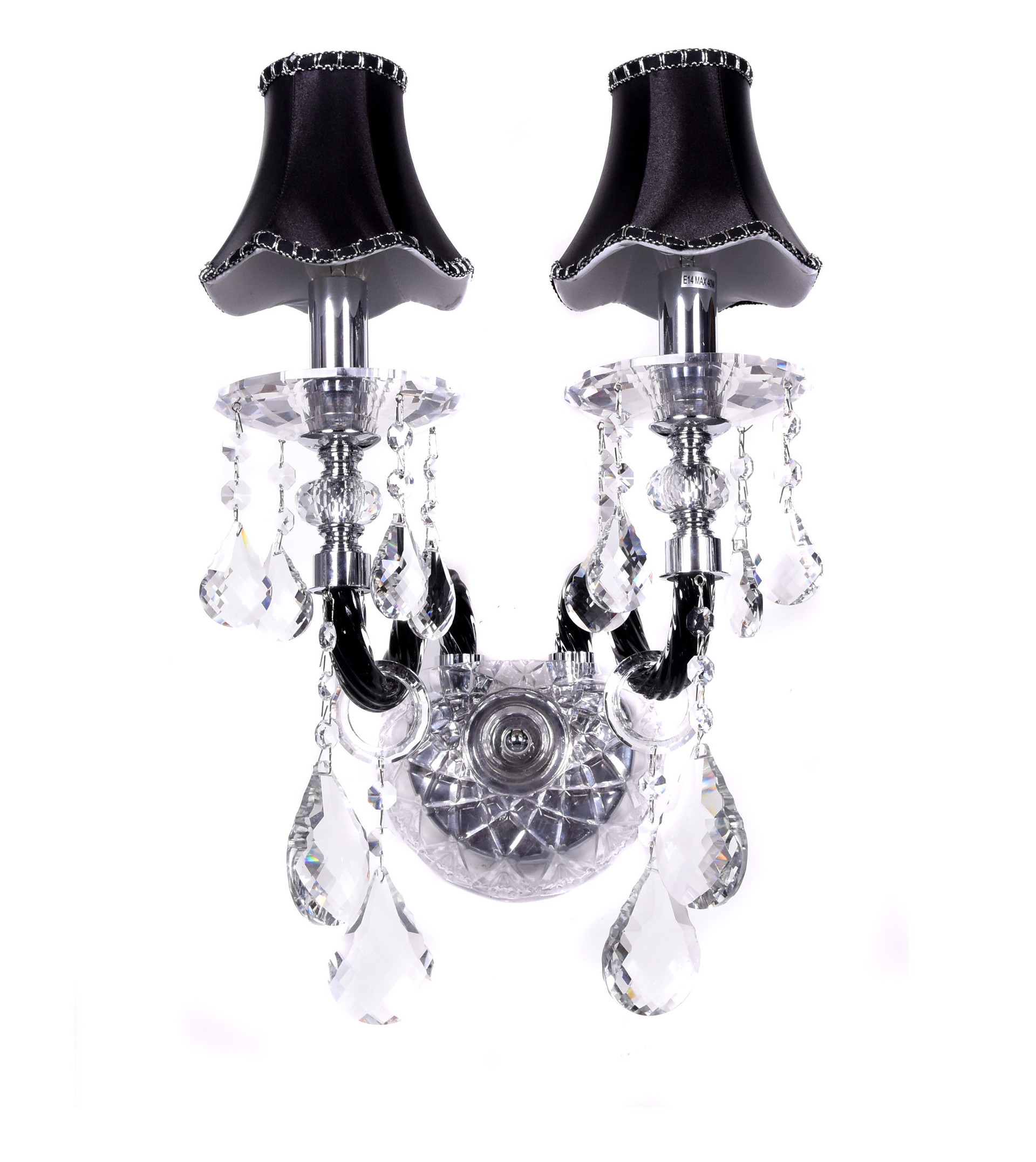 Настенное бра Lumina Deco Denica LDW 66249-2 BK