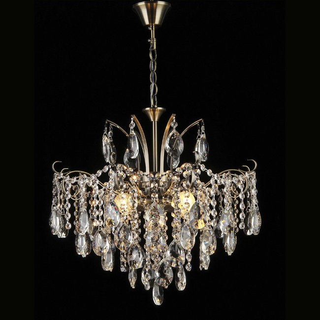 Подвесная хрустальная люстра Гретта Wedo Light 70597.01.01.04