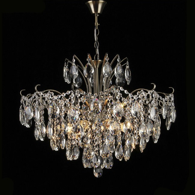 Подвесная хрустальная люстра Гретта Wedo Light 70597.01.01.06