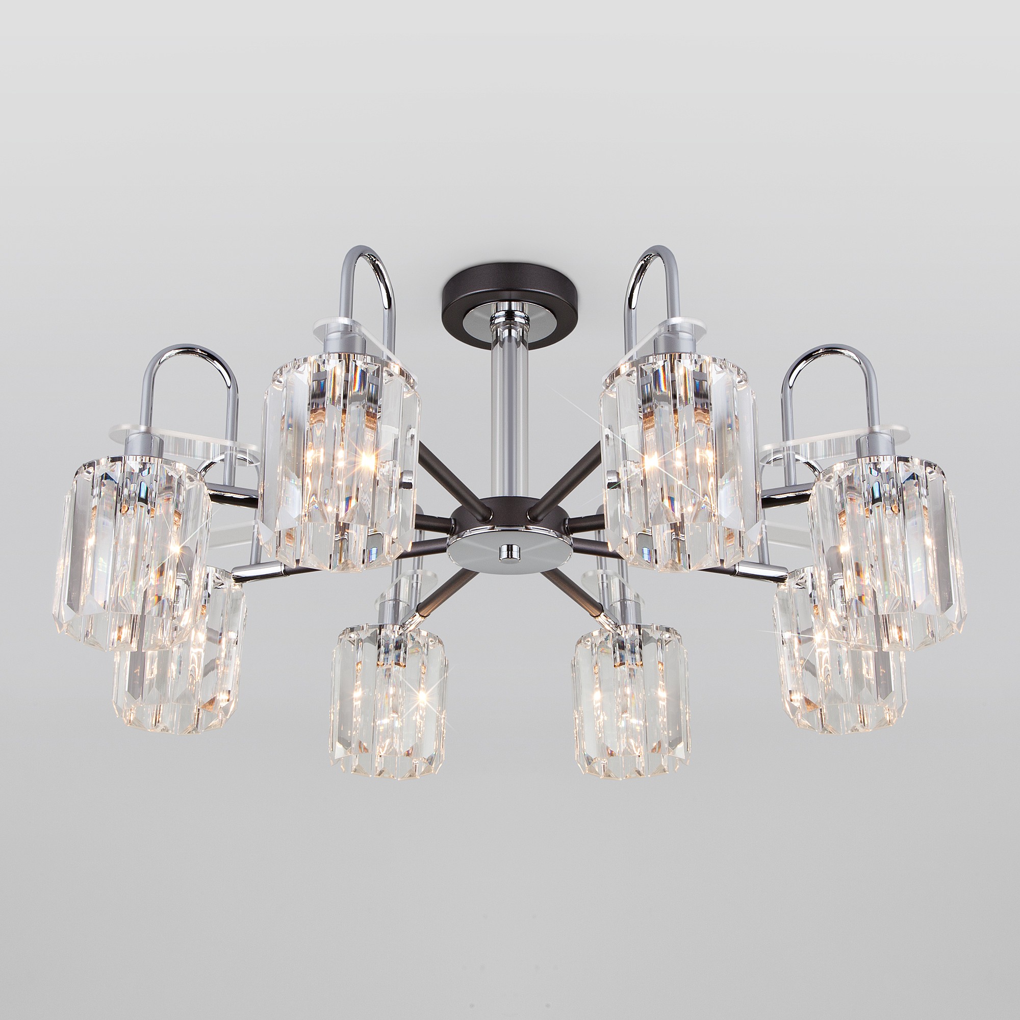 Потолочная люстра Eurosvet Tenia 70090/8 графит Smart