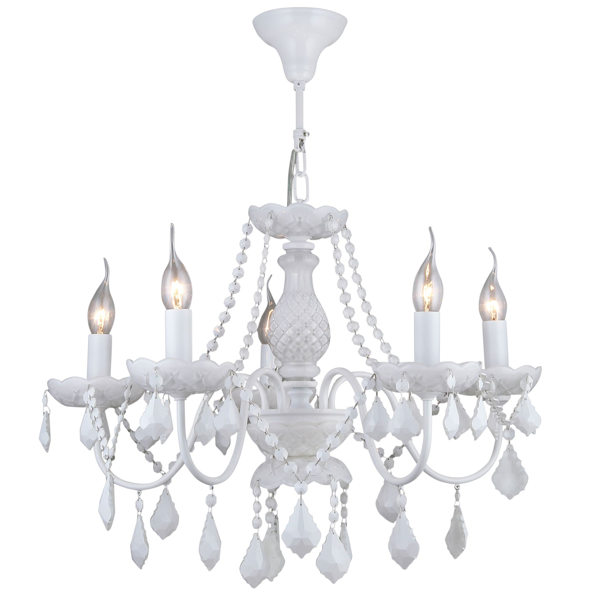 Подвесная люстра Maytoni Contrast ARM220-05-W