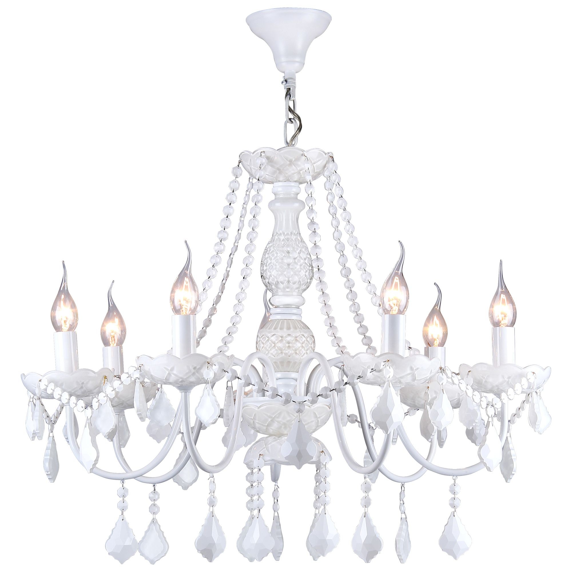 Подвесная люстра Maytoni Contrast ARM220-07-W